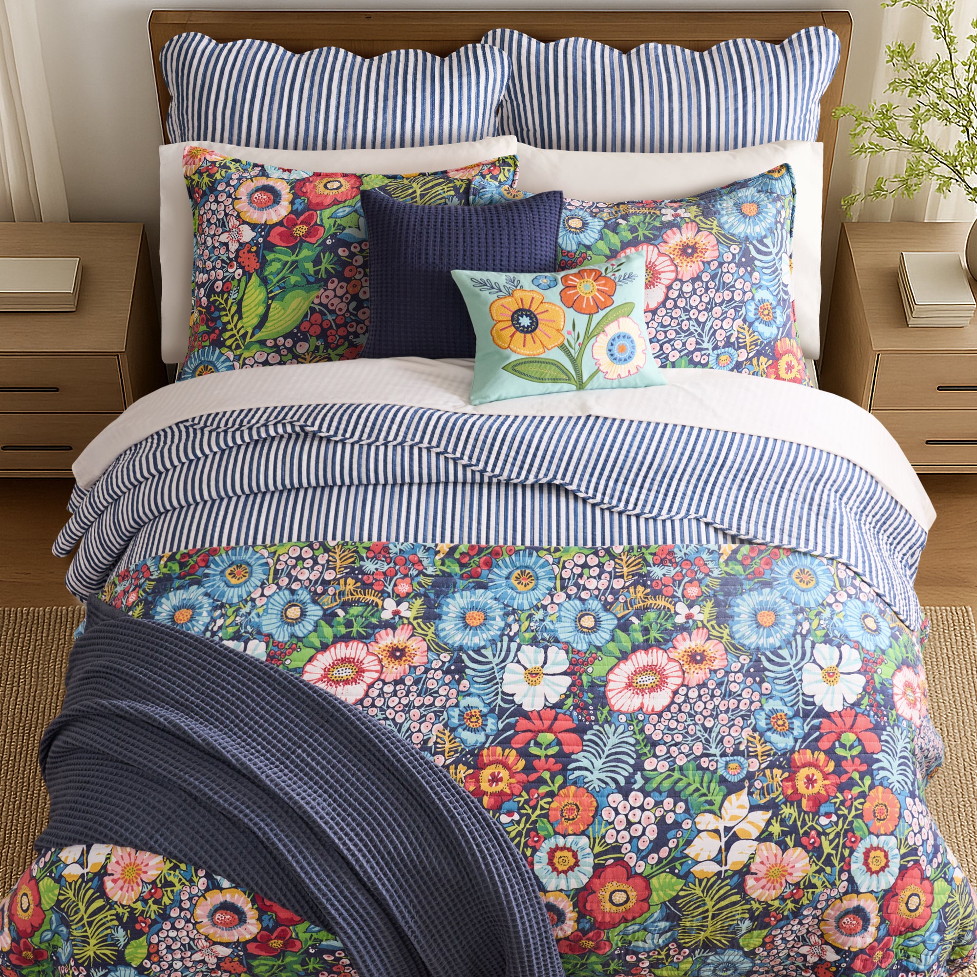 Martha Stripe Quilt Set