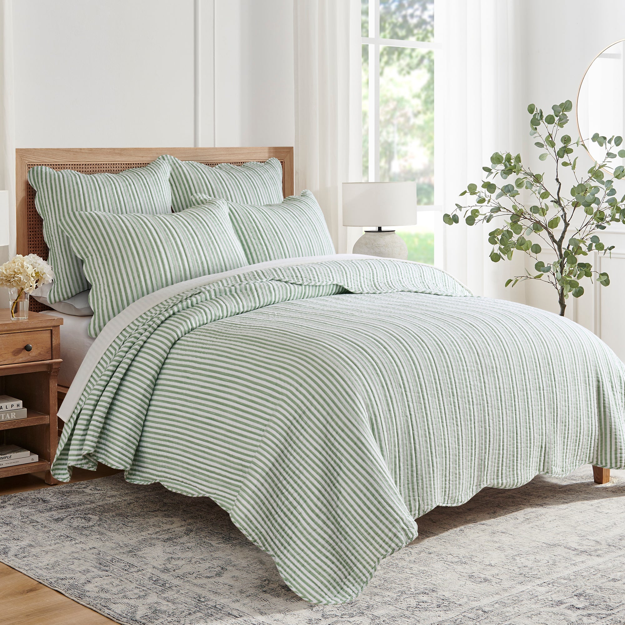 Martha Stripe Quilt Set