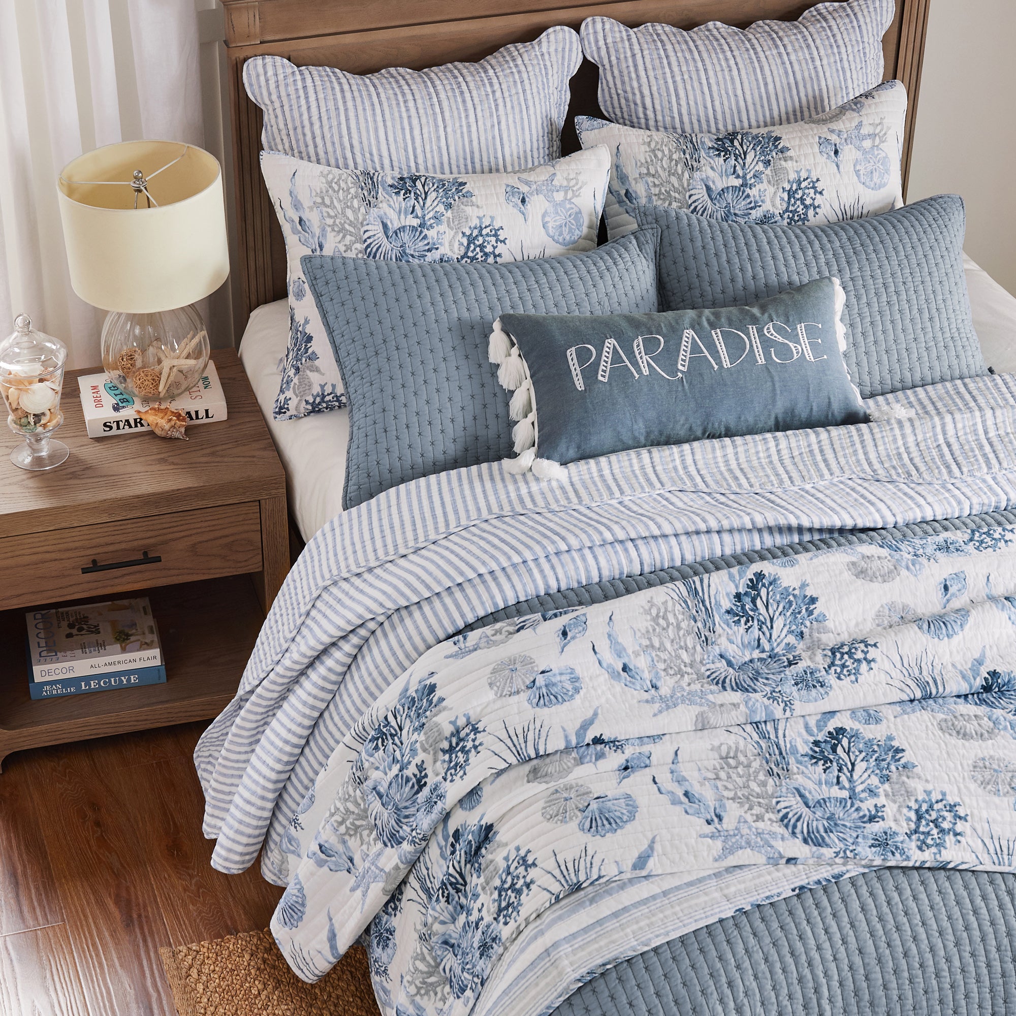 Levtex Home Coral Landing Quilt Set Quilts