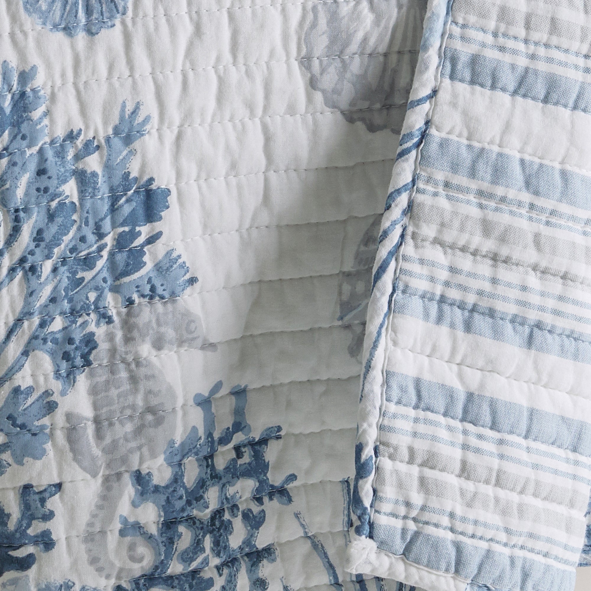 Levtex Home Coral Landing Quilted Throw Throws