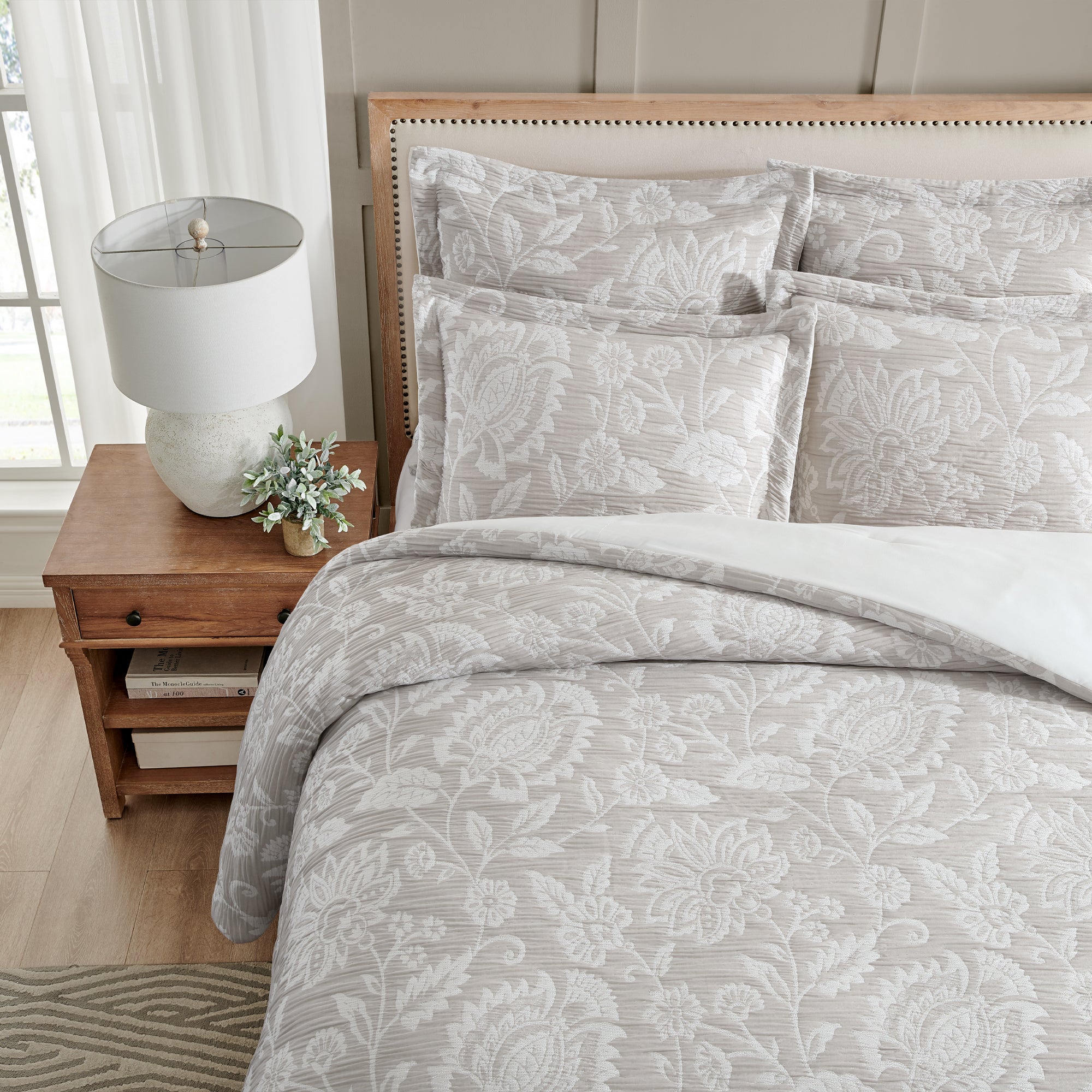 Levtex Home Sarrah Natural Euro Sham Set of 2 Euro Shams