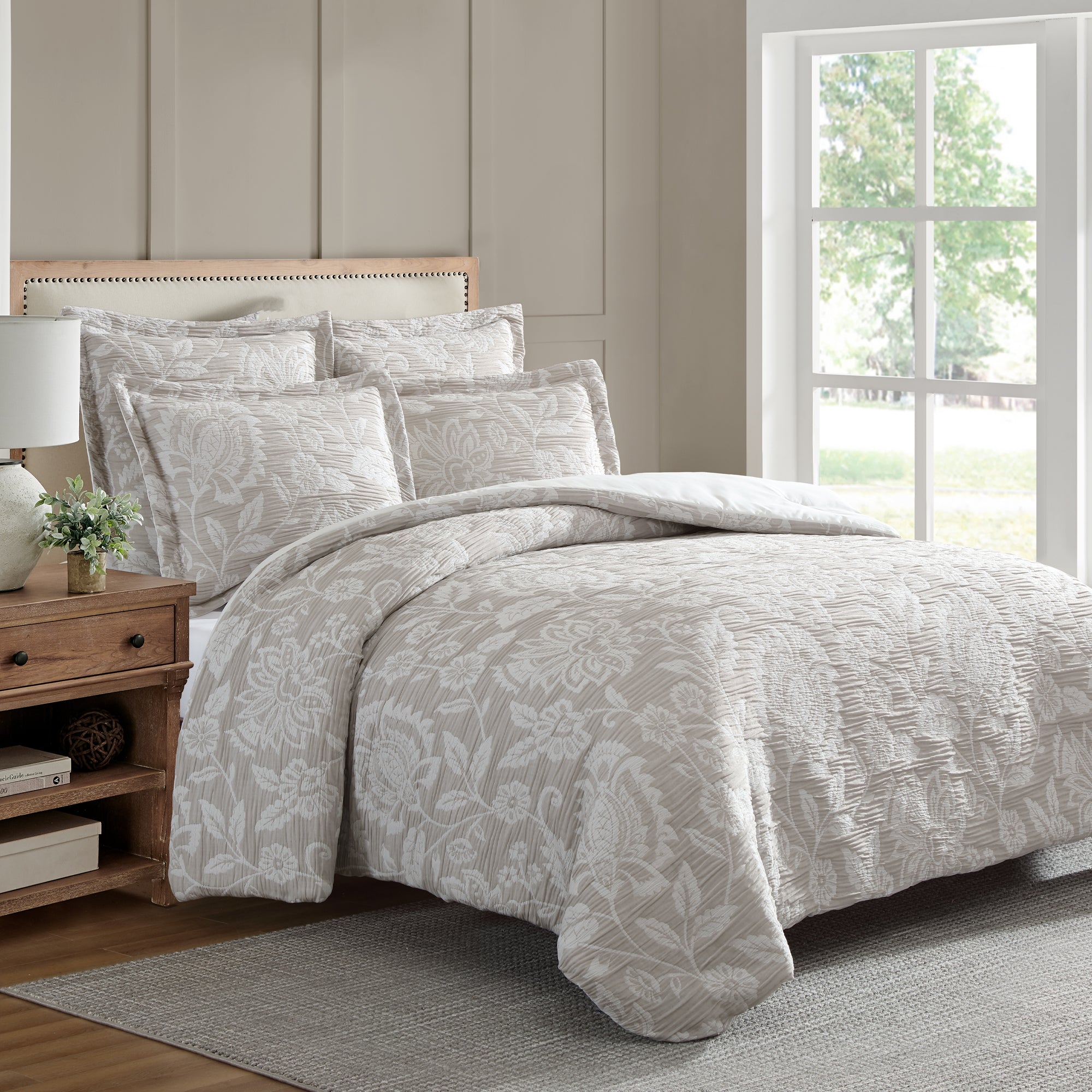 Levtex Home Sarrah Natural Euro Sham Set of 2 Euro Shams