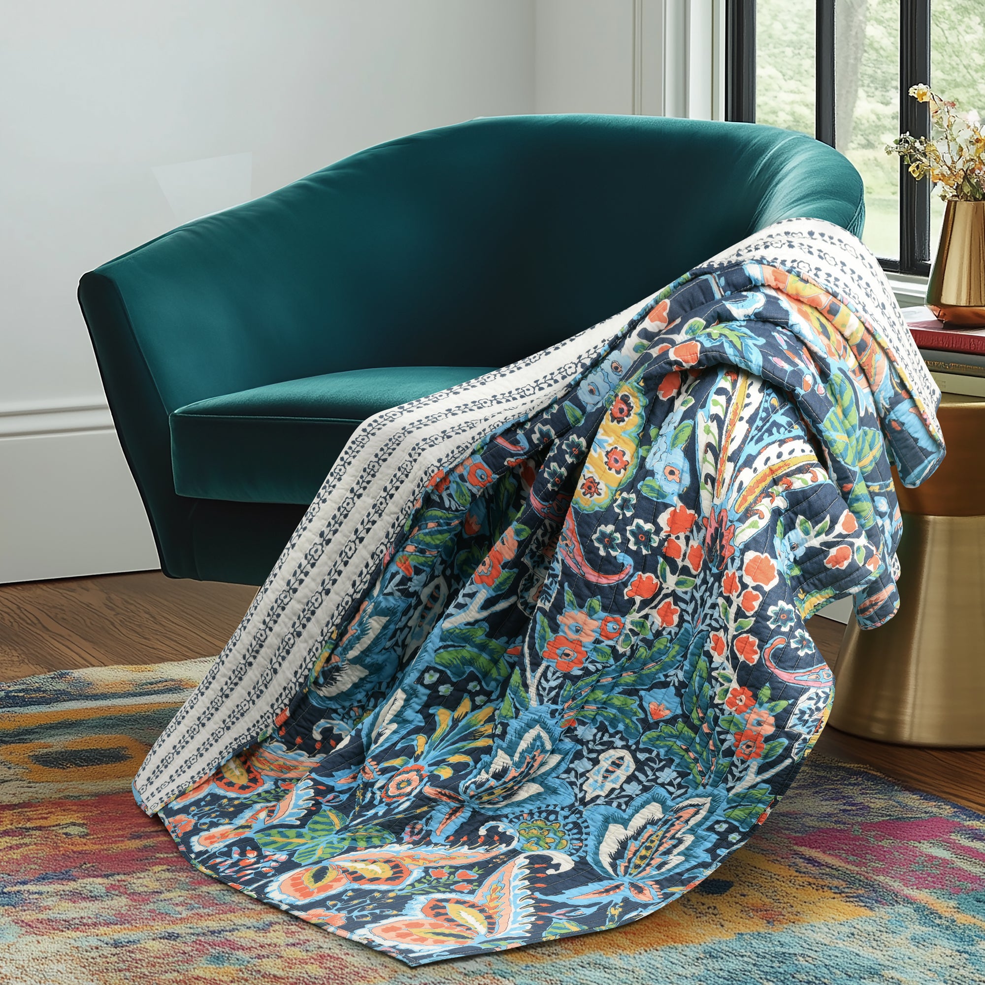 Levtex Home Diella Quilted Throw Throws