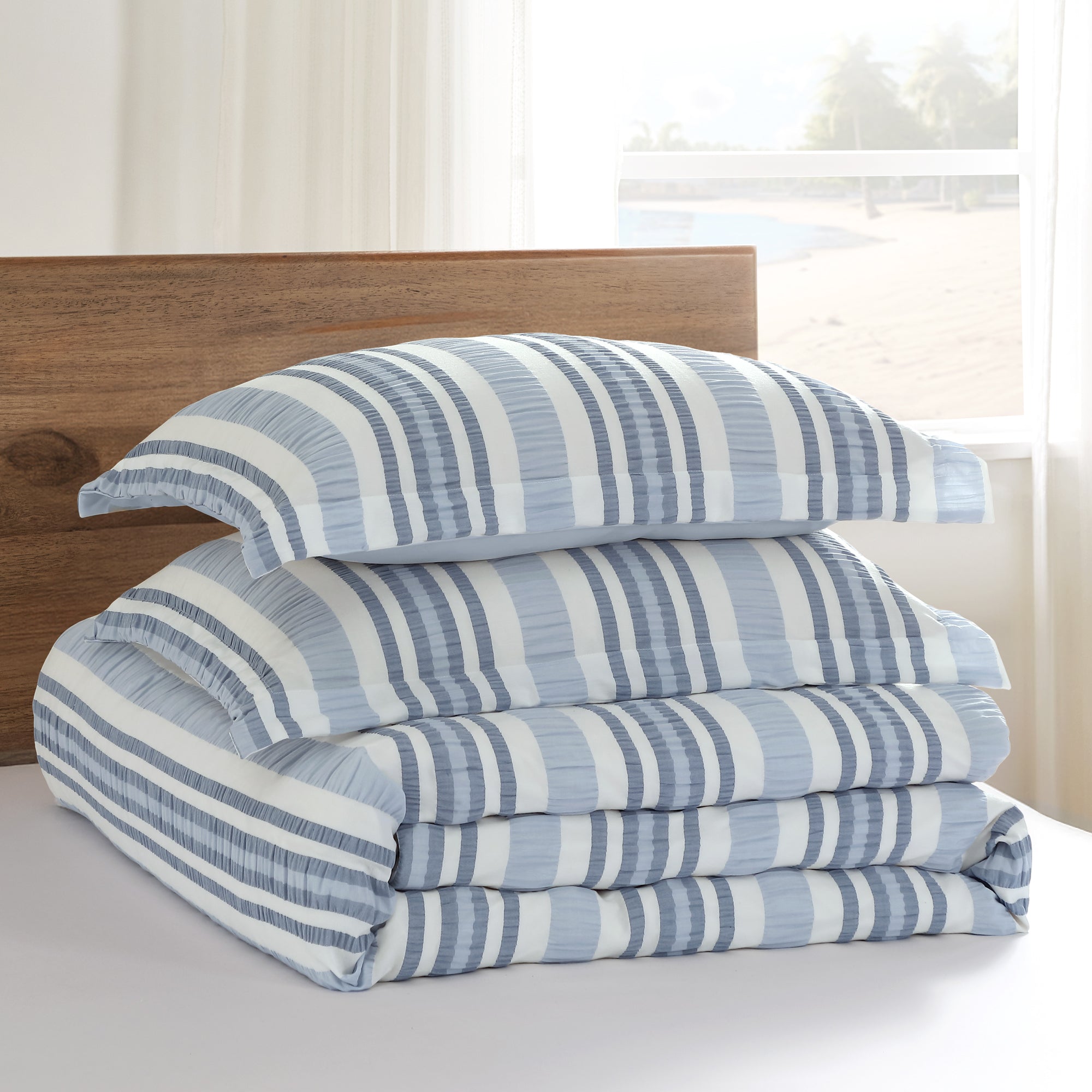 Seaside Stripes Comforter Set
