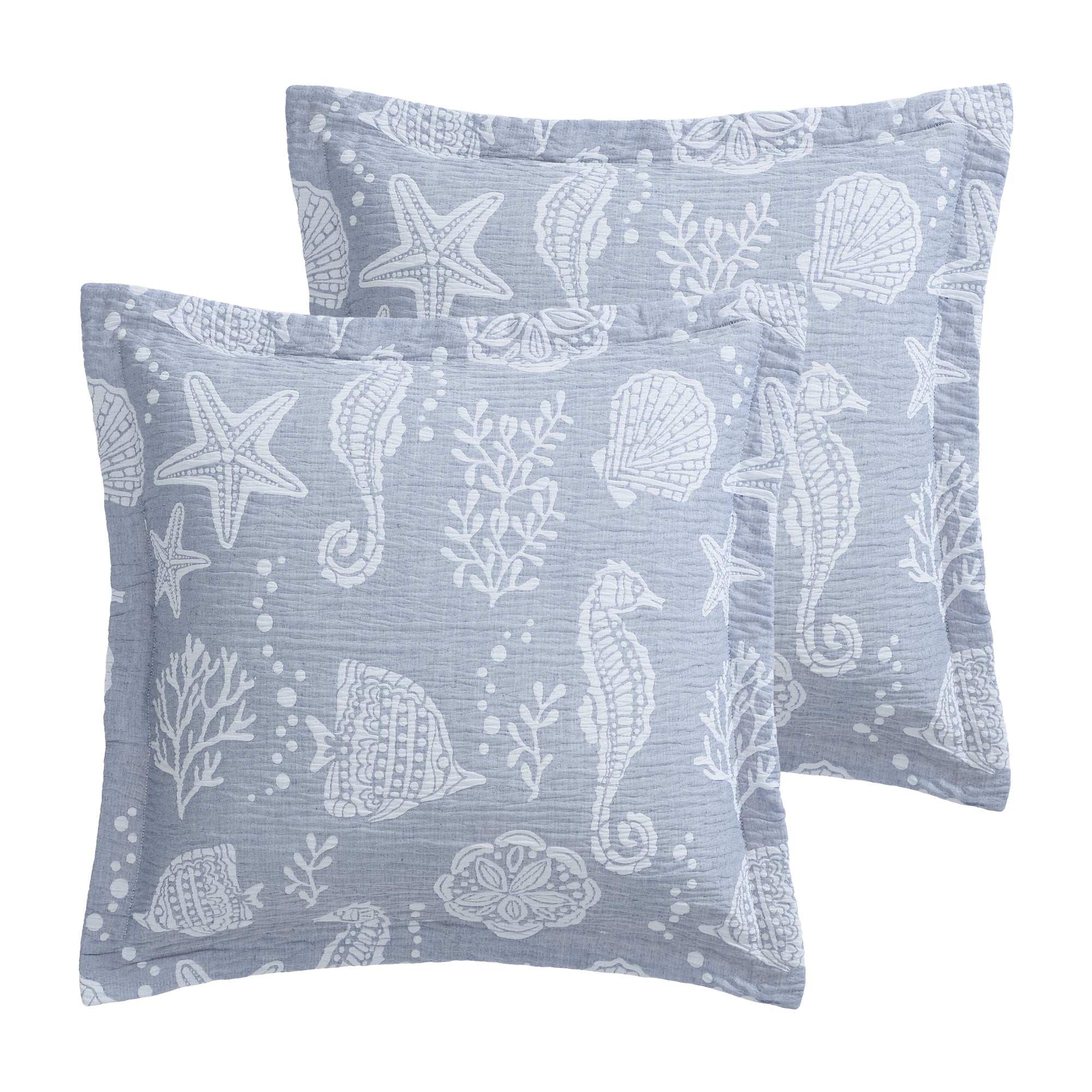 Seaside Charm Euro Sham Set of 2