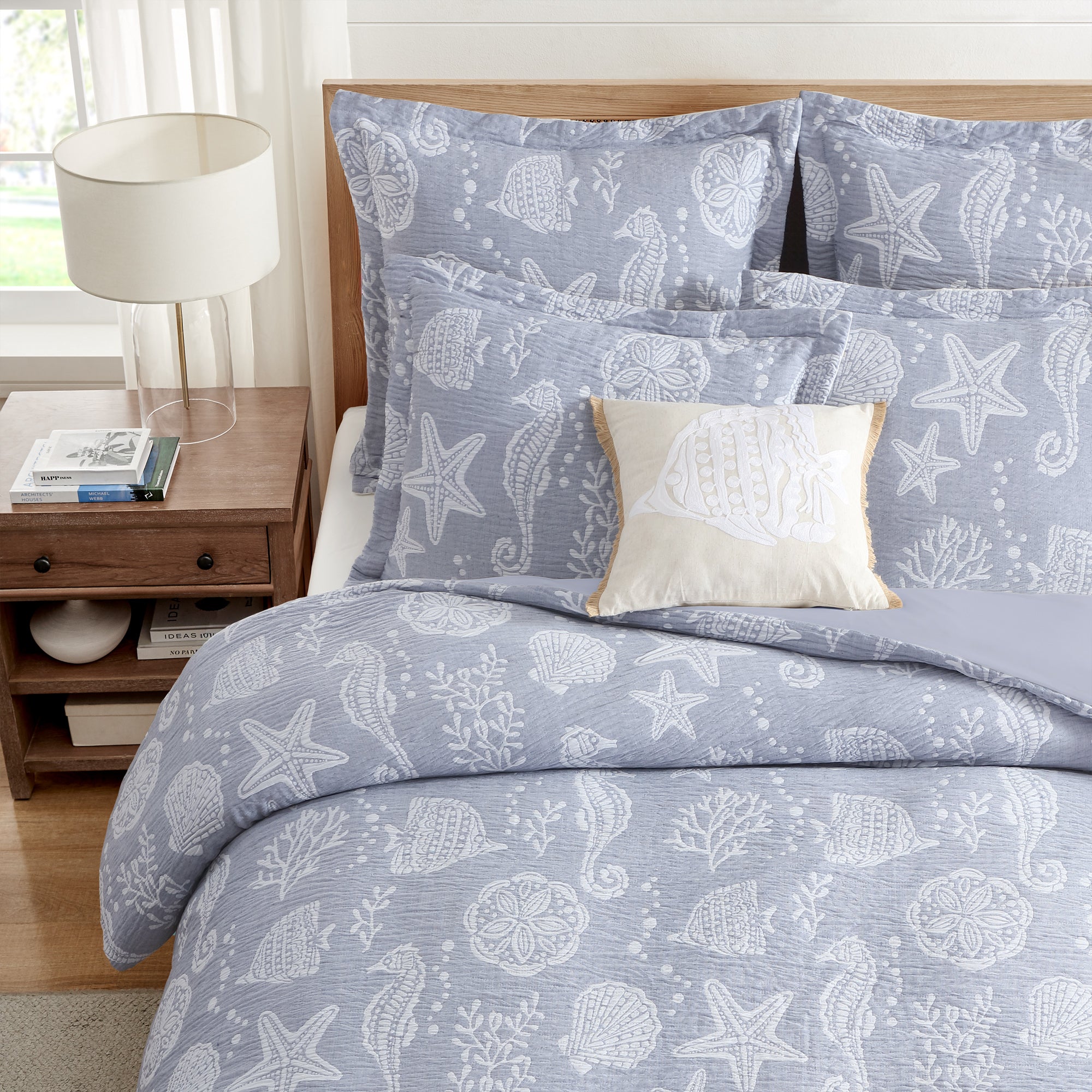 Seaside Charm Euro Sham Set of 2