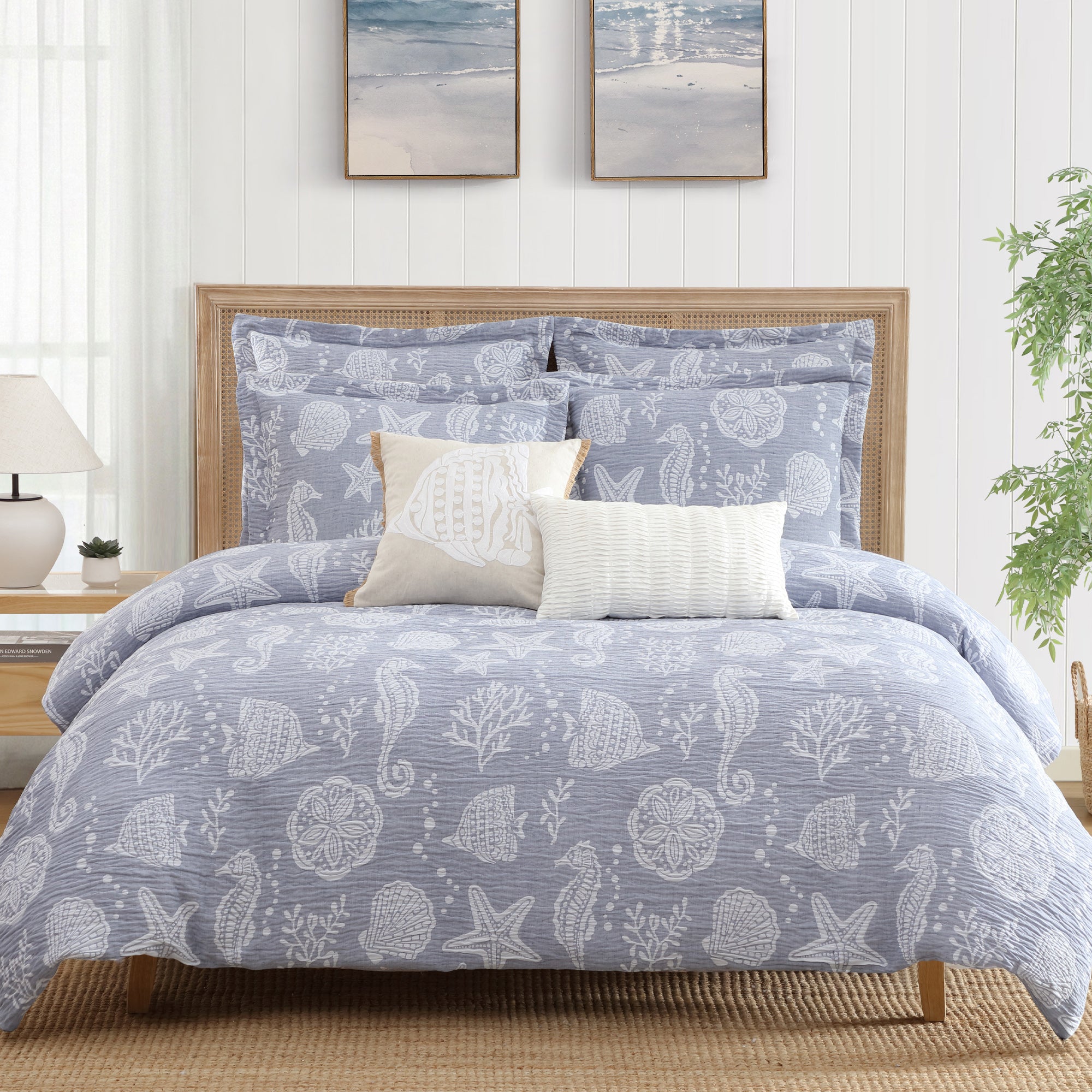 Seaside Charm Euro Sham Set of 2