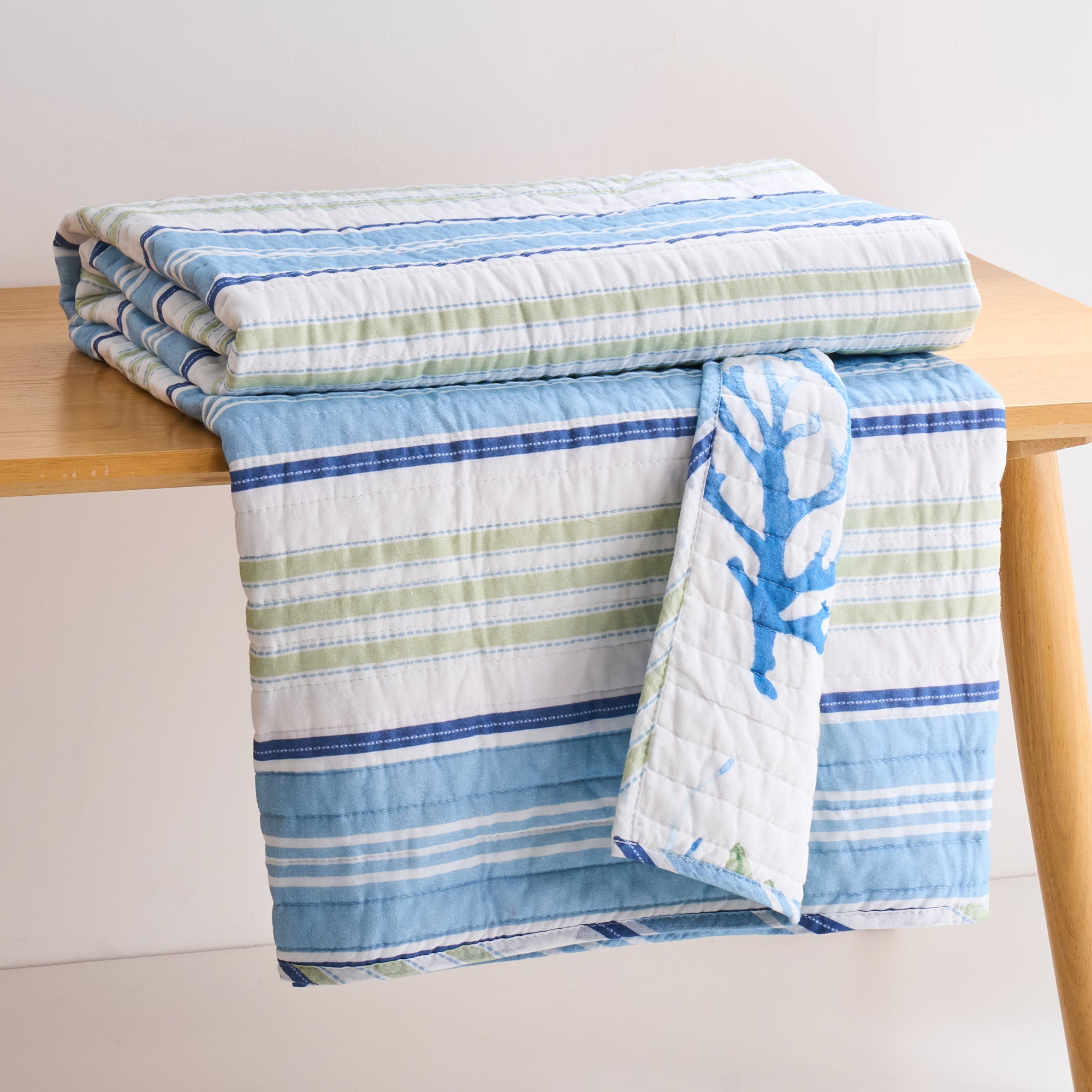 Harbor Bay Quilted Throw