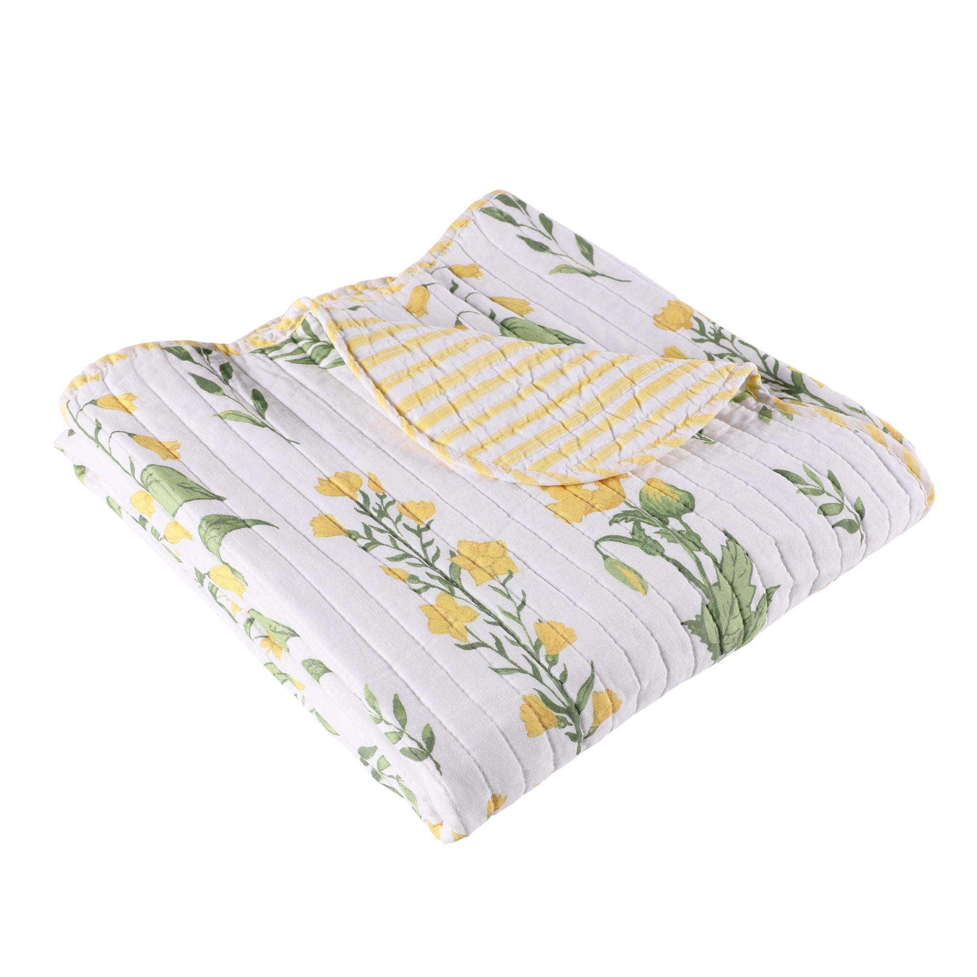 Daffodil Quilted Throw