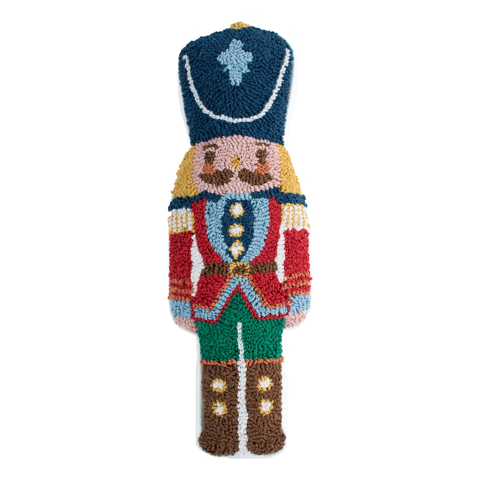 Festive Nutcrackers Shaped Pillow