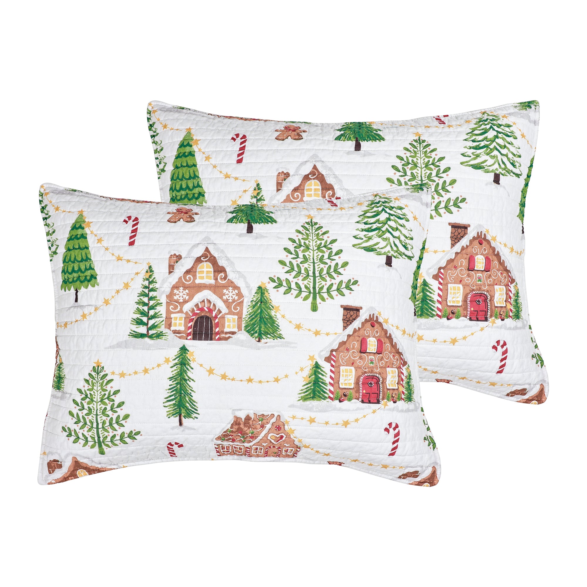 Gingerbread Village Pillow Sham
