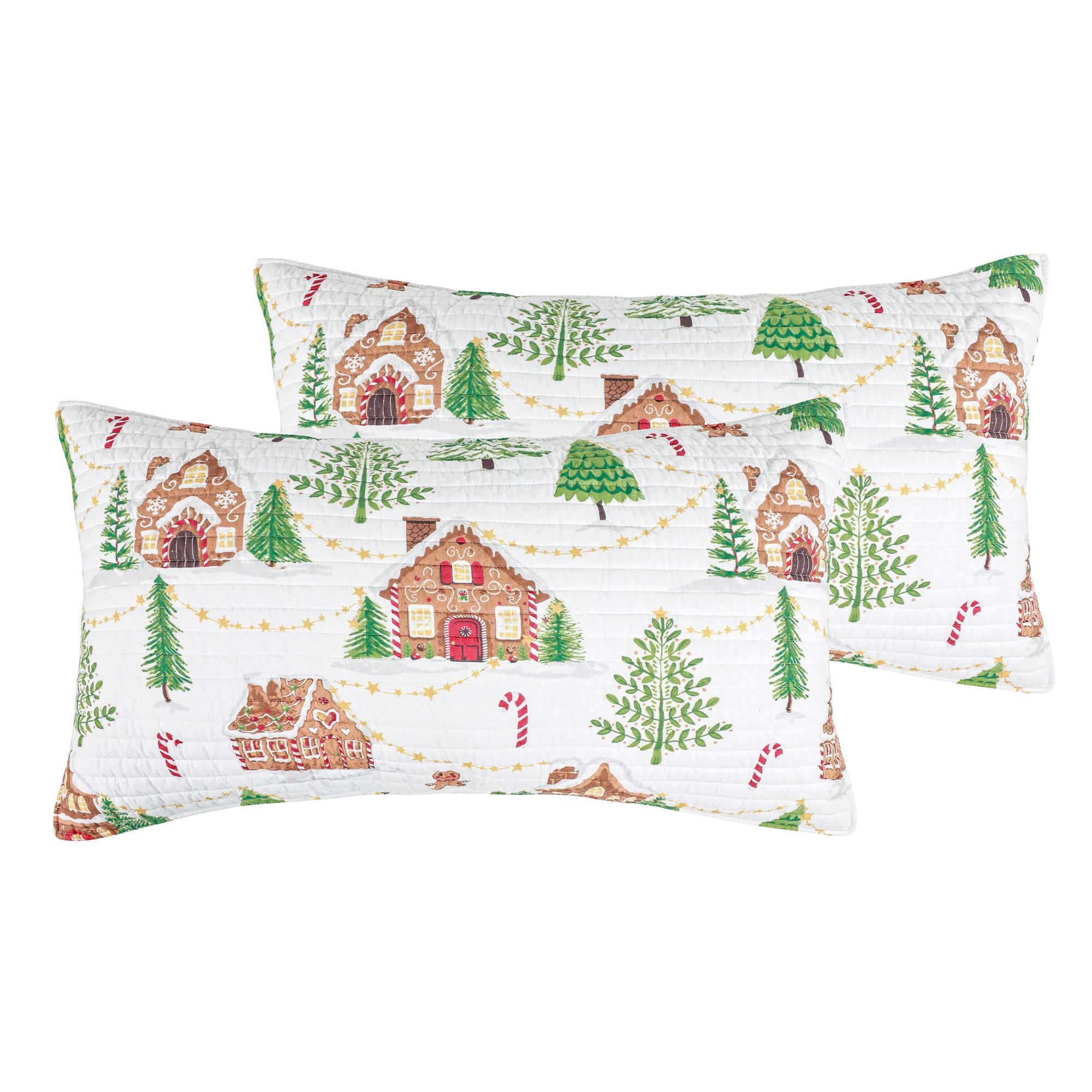 Gingerbread Village Pillow Sham