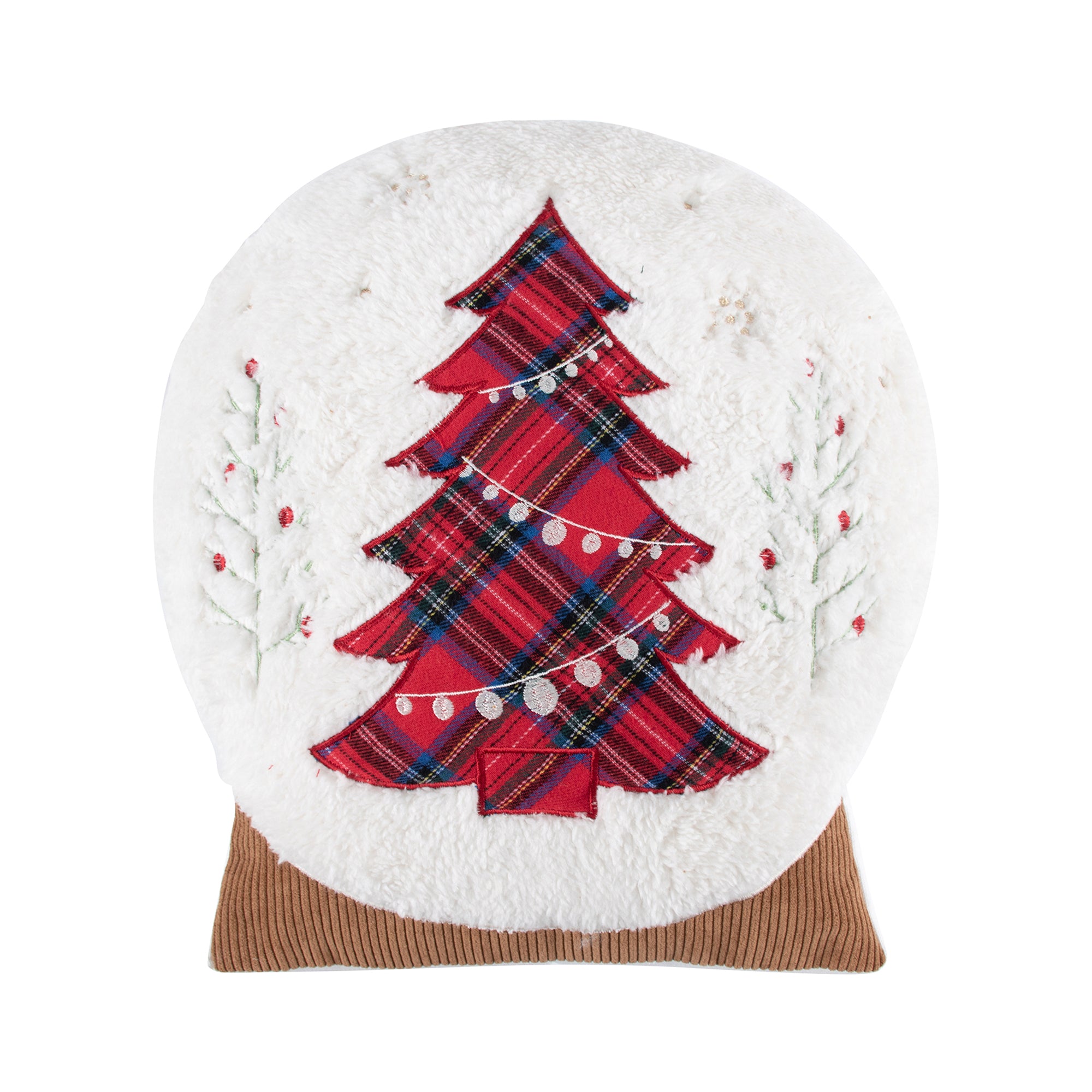 Merry Mountains Snow Globe Pillow