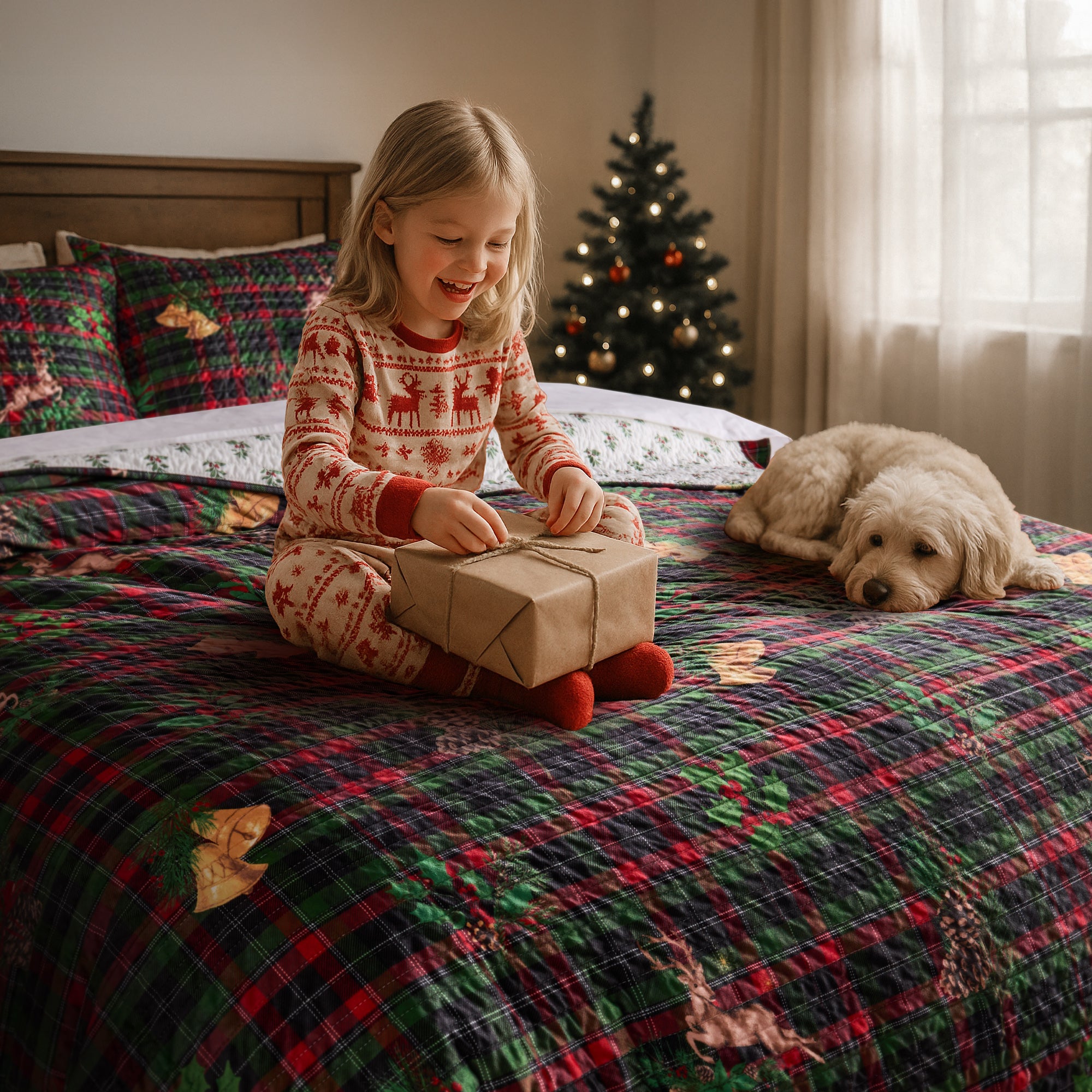 Levtex Home Merry Tartan Quilt Quilts