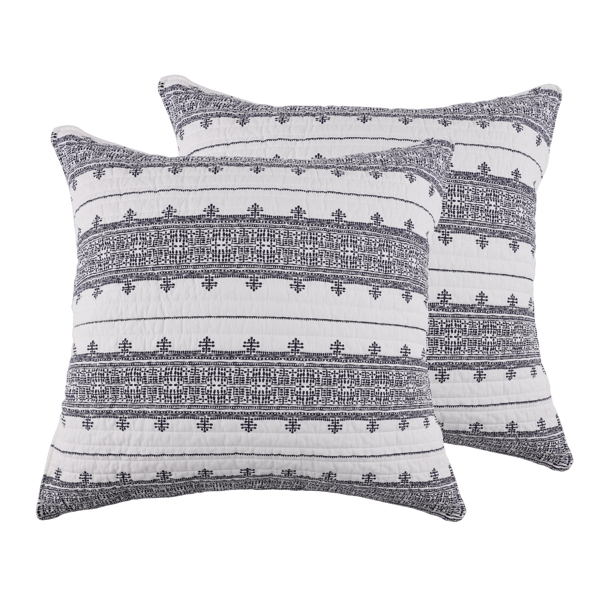 Sonoire Navy Euro Sham Set of 2