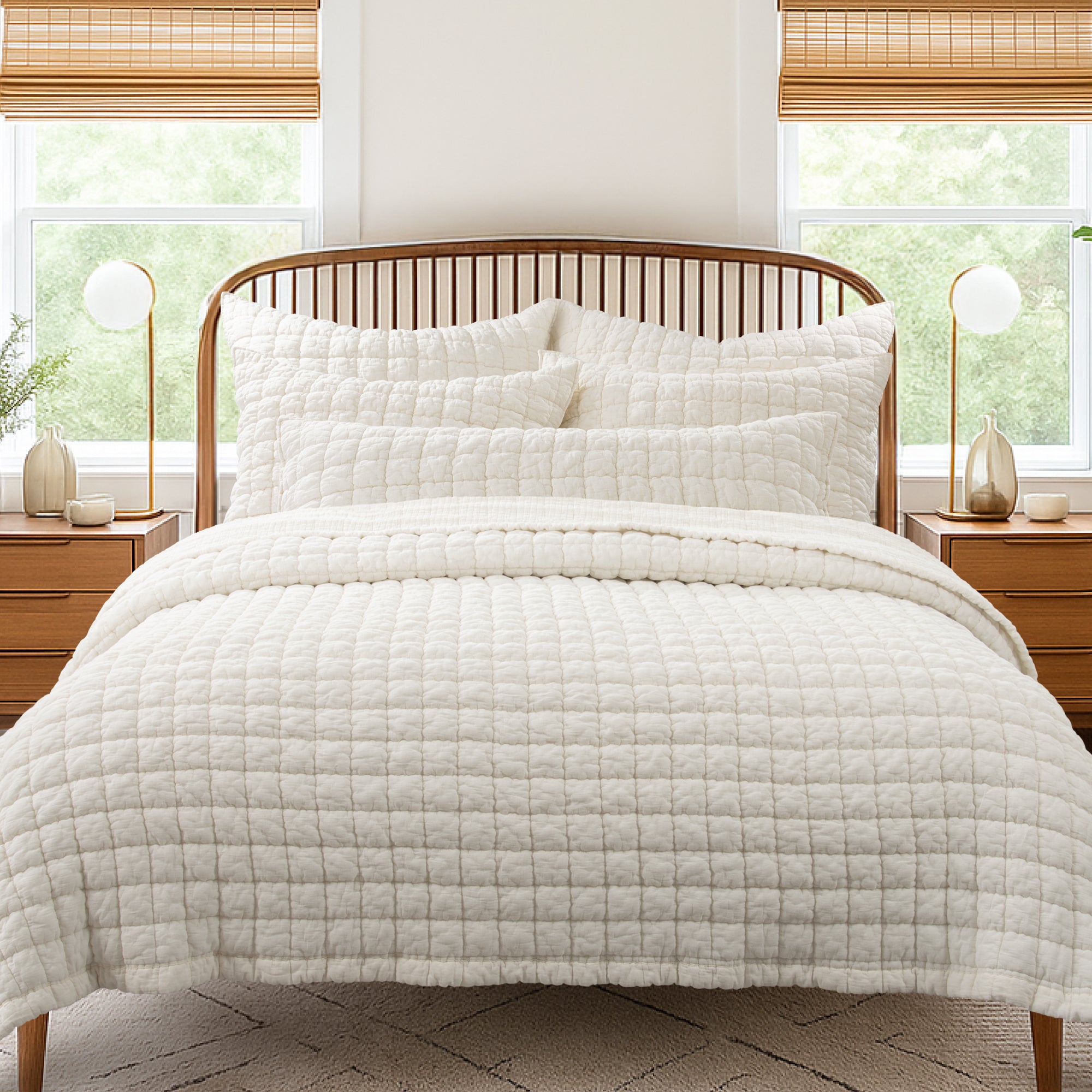 Whisper Cream Lumbar Pillow