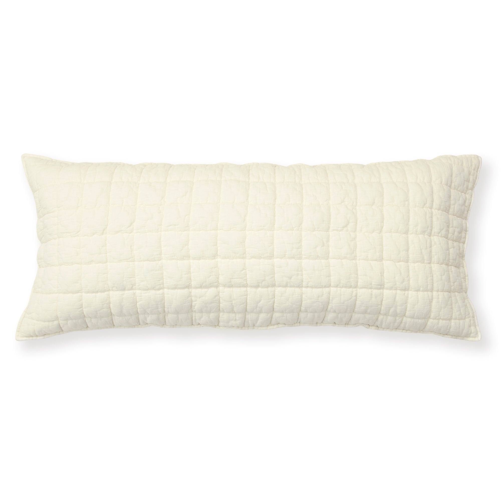 Whisper Cream Lumbar Pillow Cover