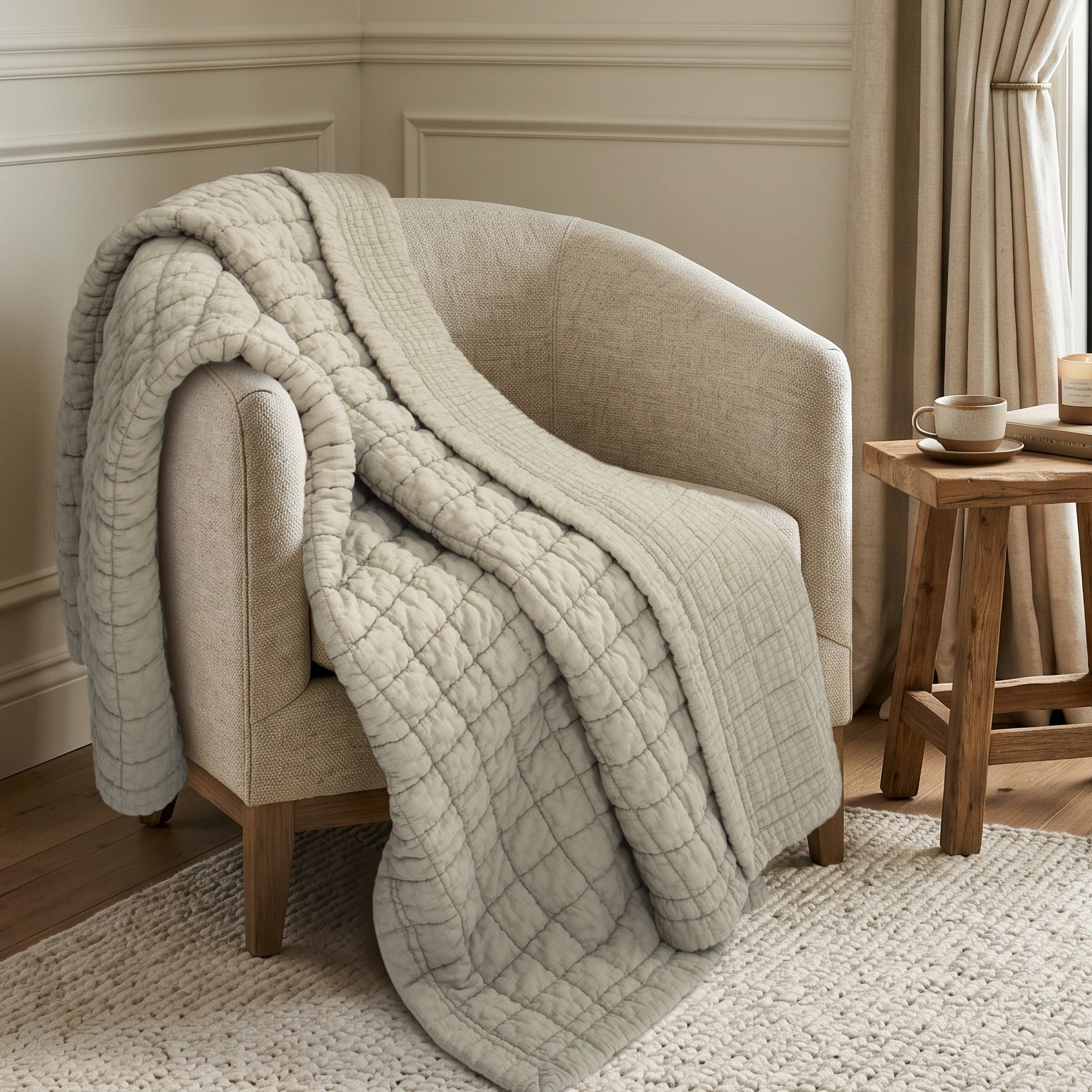 Whisper Quilted Throw