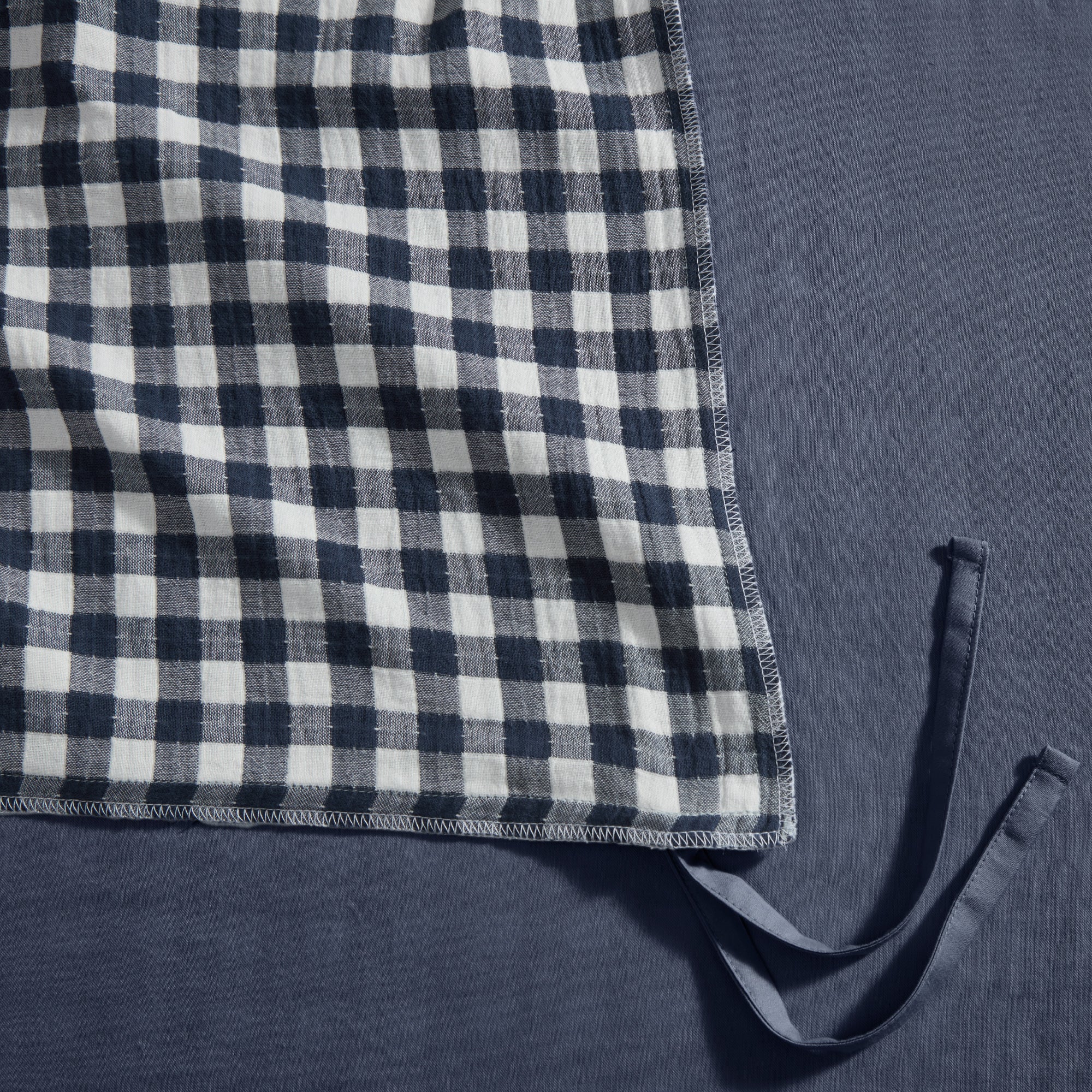 Camden Gingham Stitch Duvet Cover Set