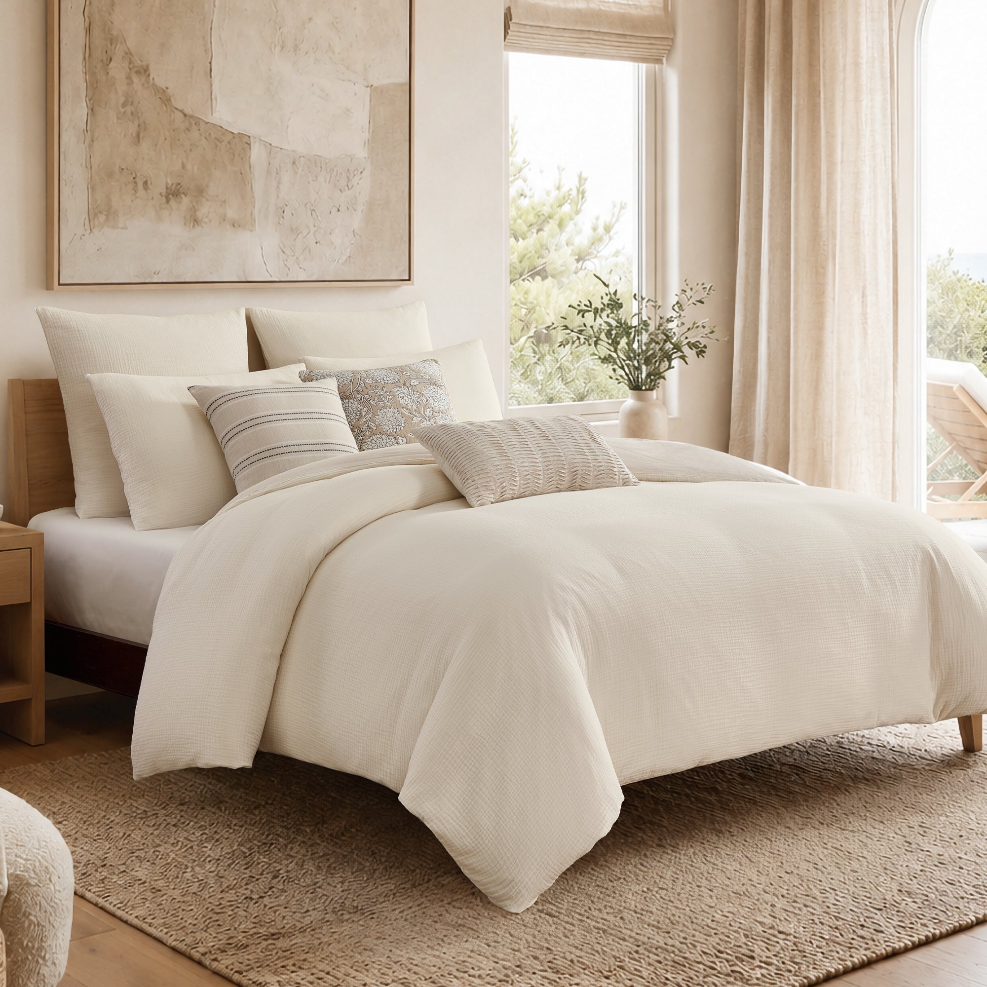 Muslin Euro Sham Set of 2