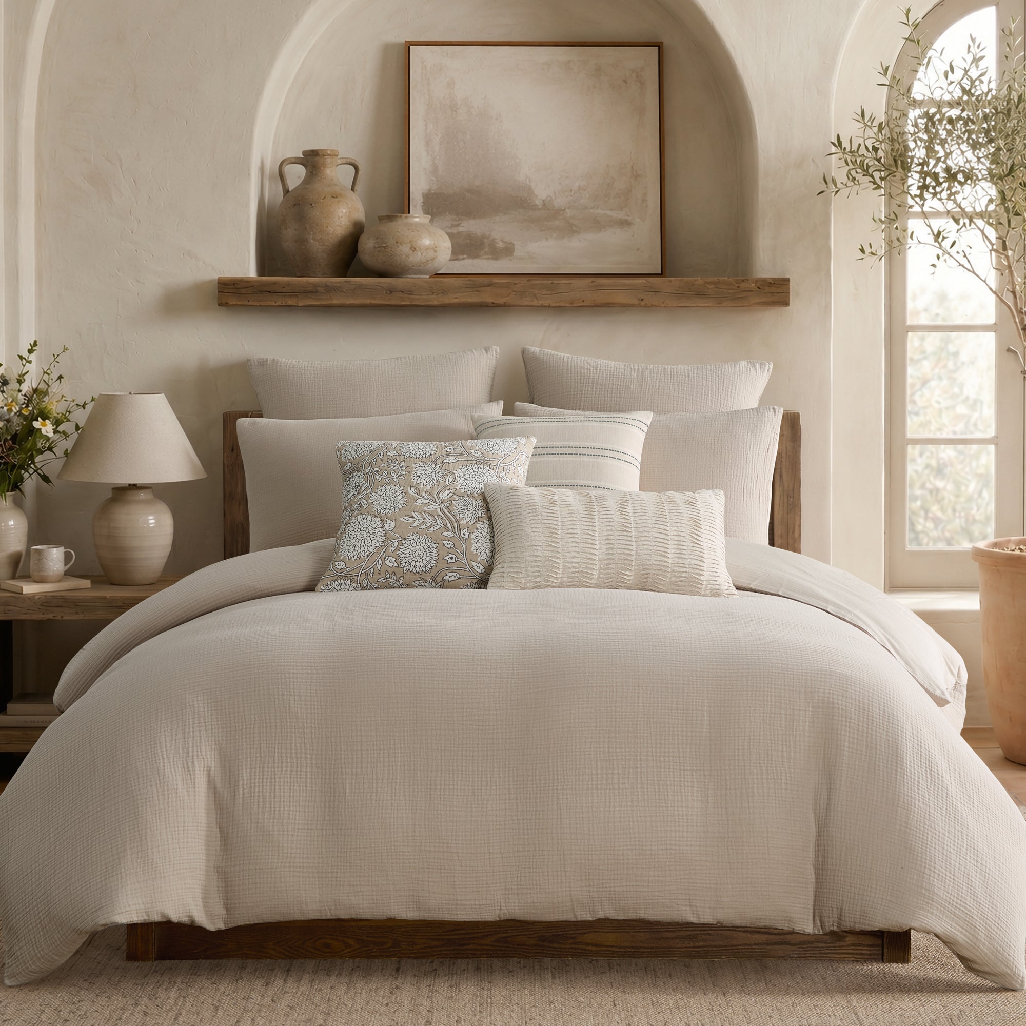 Muslin Euro Sham Set of 2
