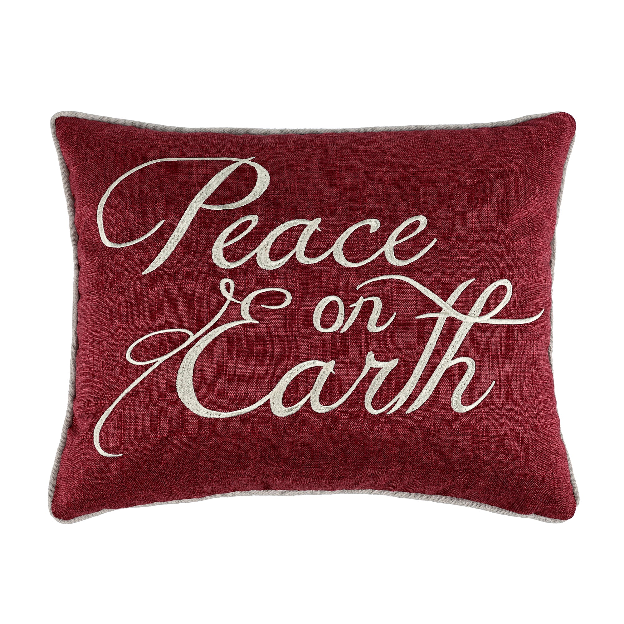 Christmas Grove Peace on Earth Pillow