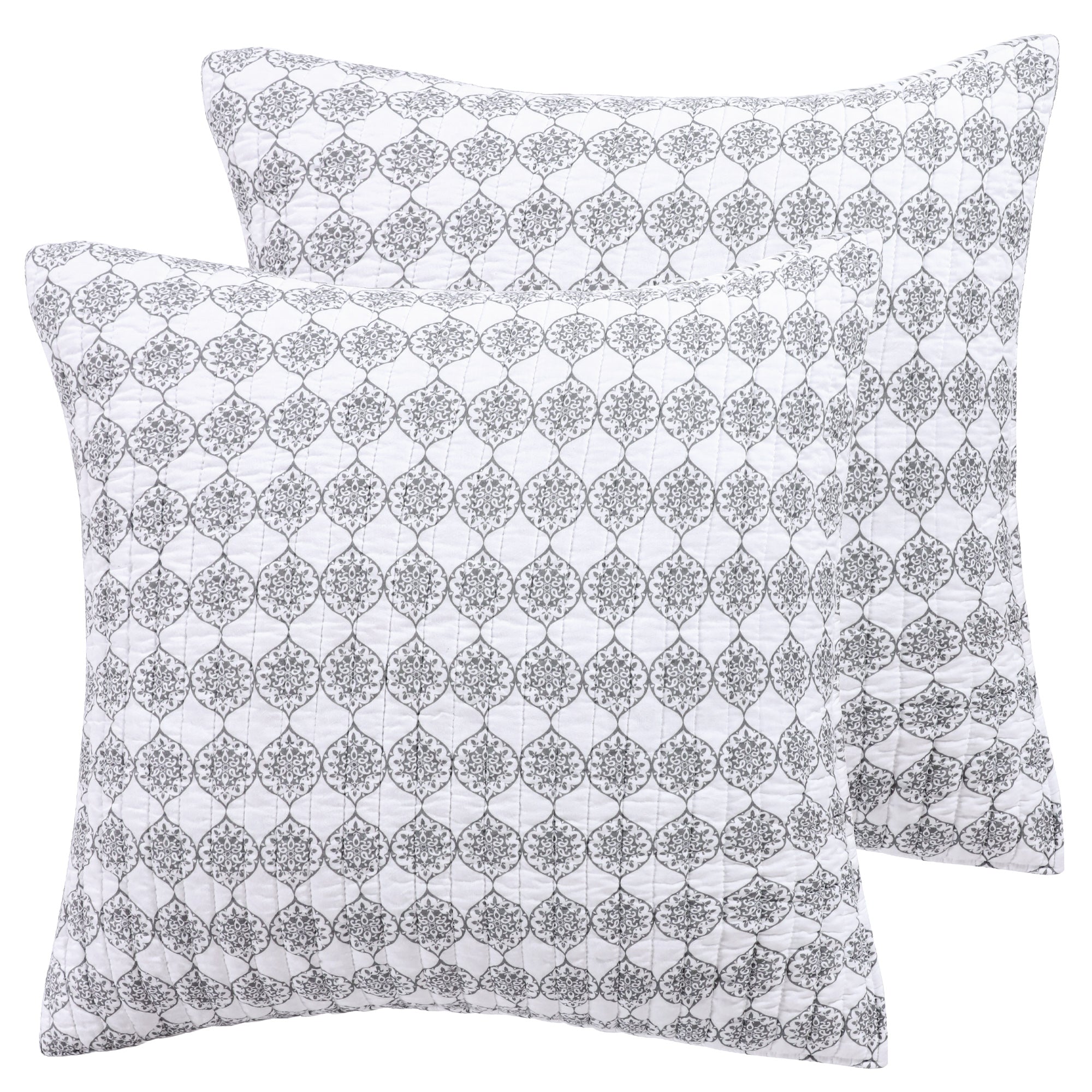 Solano Neutral Euro Shams Set of 2