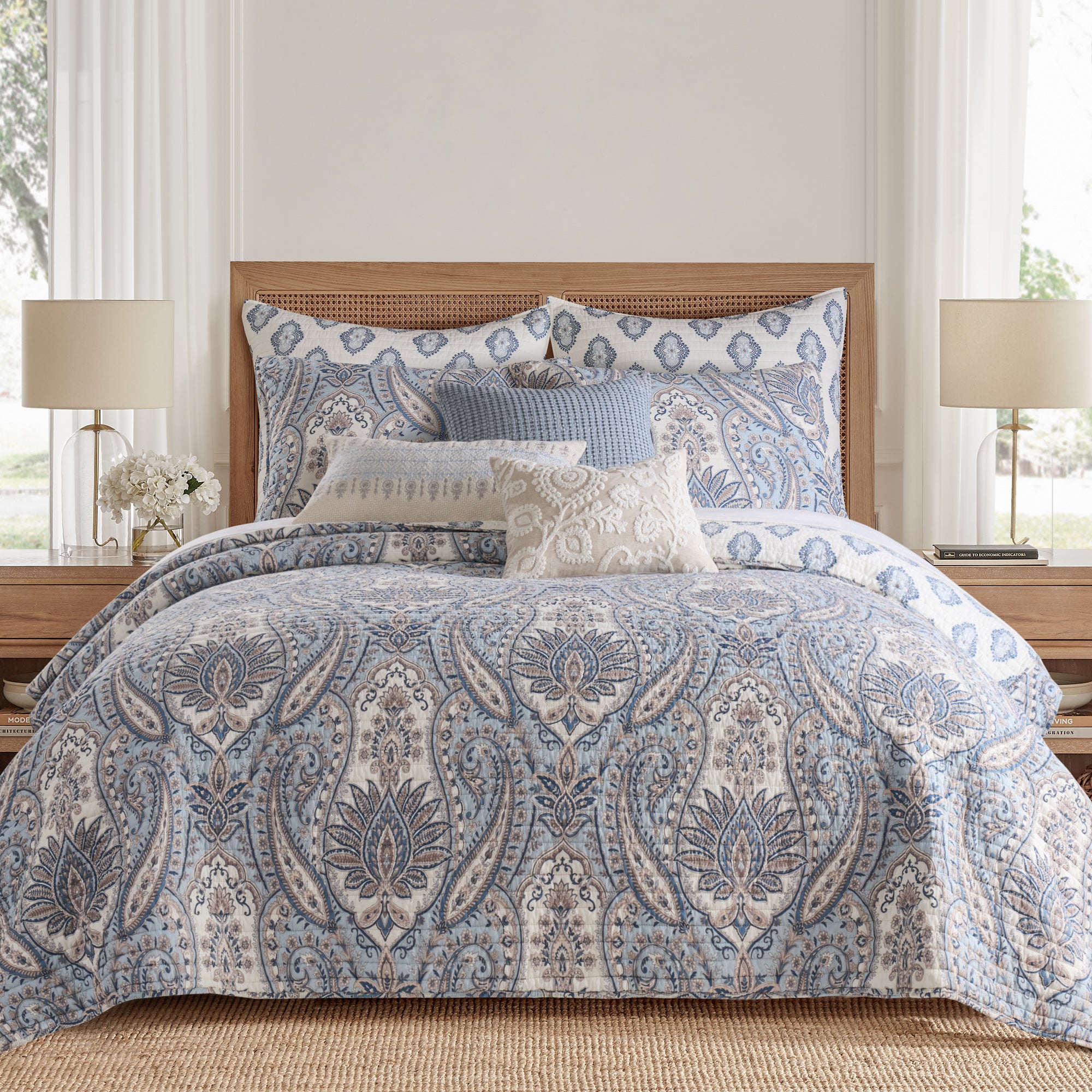 Kasey Euro Shams Quilted - Set of 2
