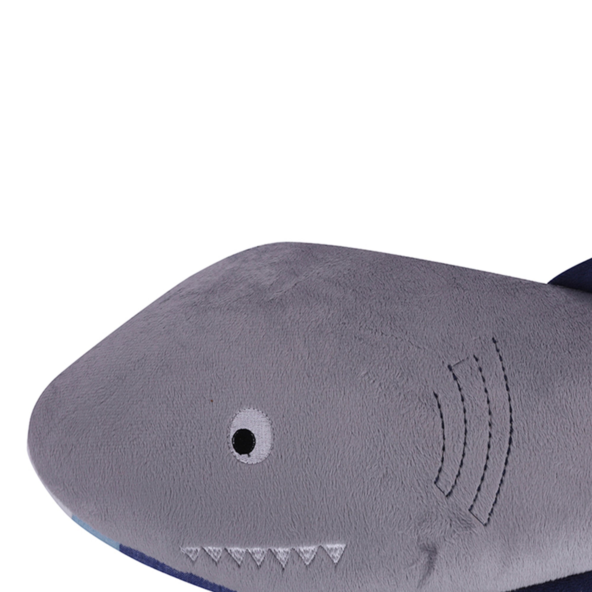 Levtex Home Sammy Shark Shaped Pillow Kids Decorative Pillows