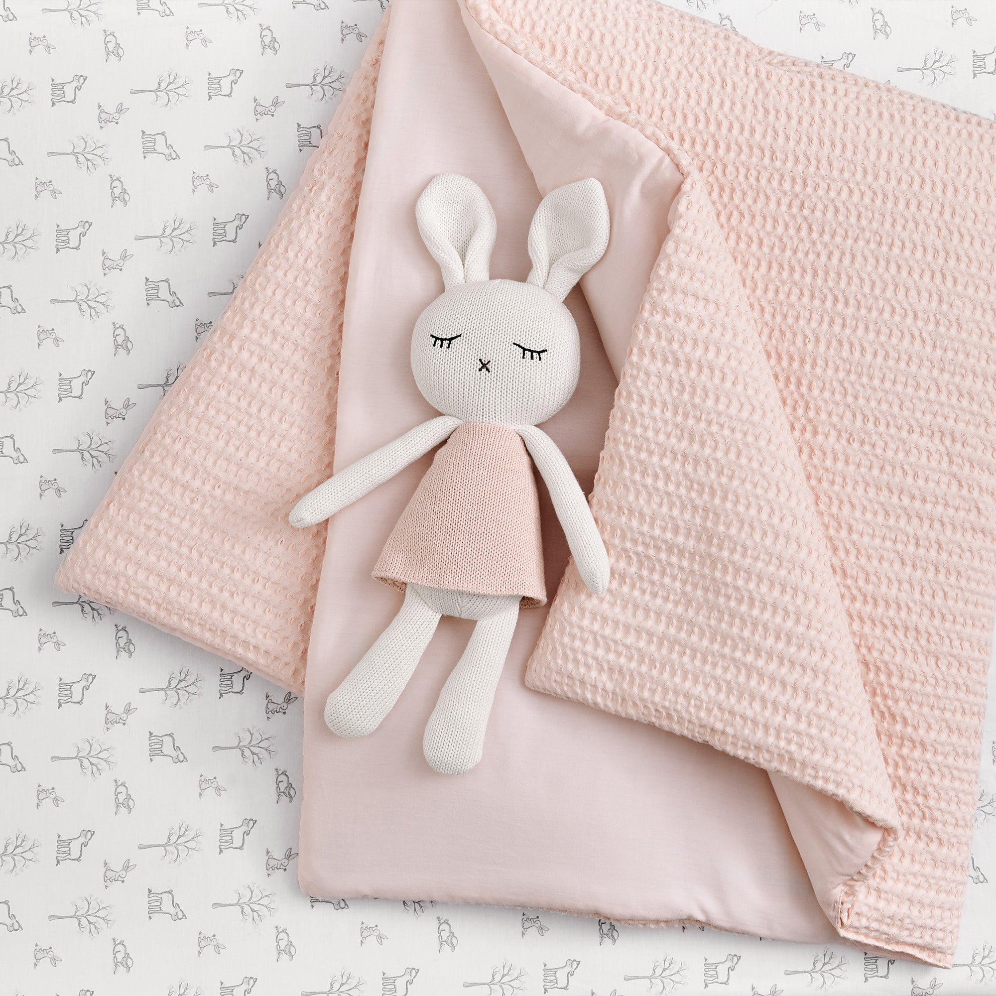 Levtex Home Mills Waffle 4pc Baby Crib Bedding Set Crib Bedding Sets
