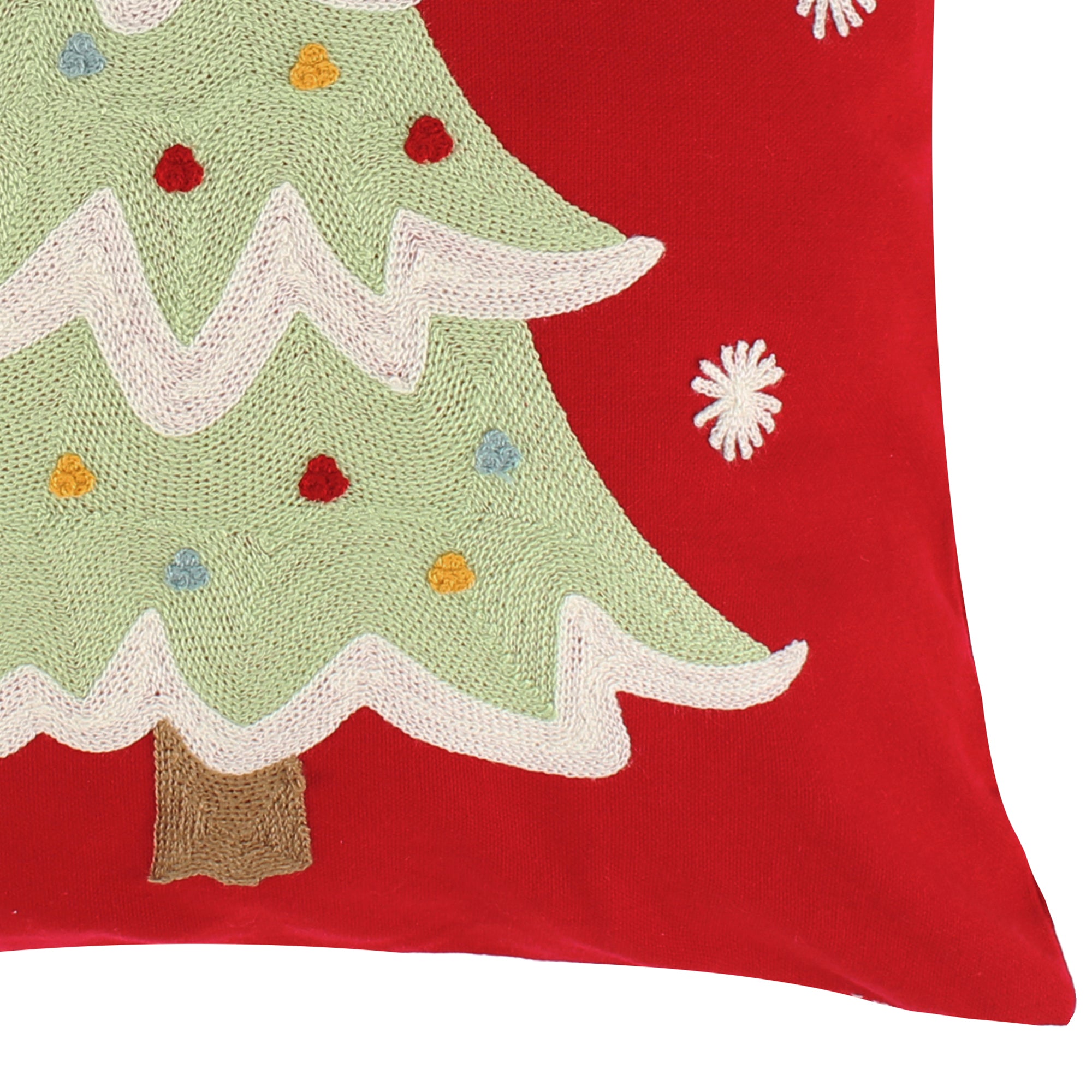 Levtex Home Merry & Bright Comet & Cupid Christmas Tree Pillow Decorative Pillows