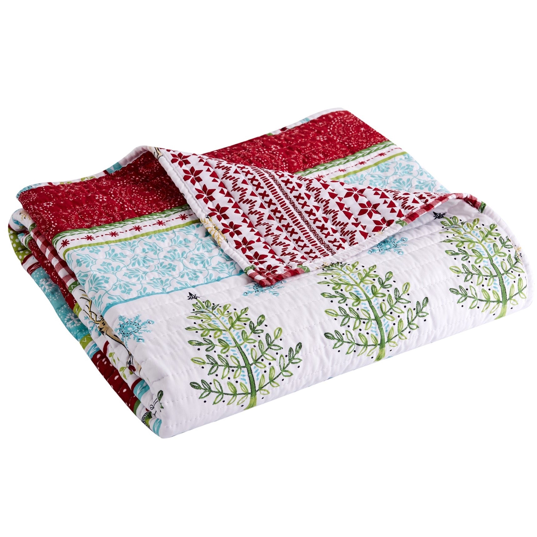 Levtex Home Merry & Bright Comet & Cupid Quilted Throw Throws