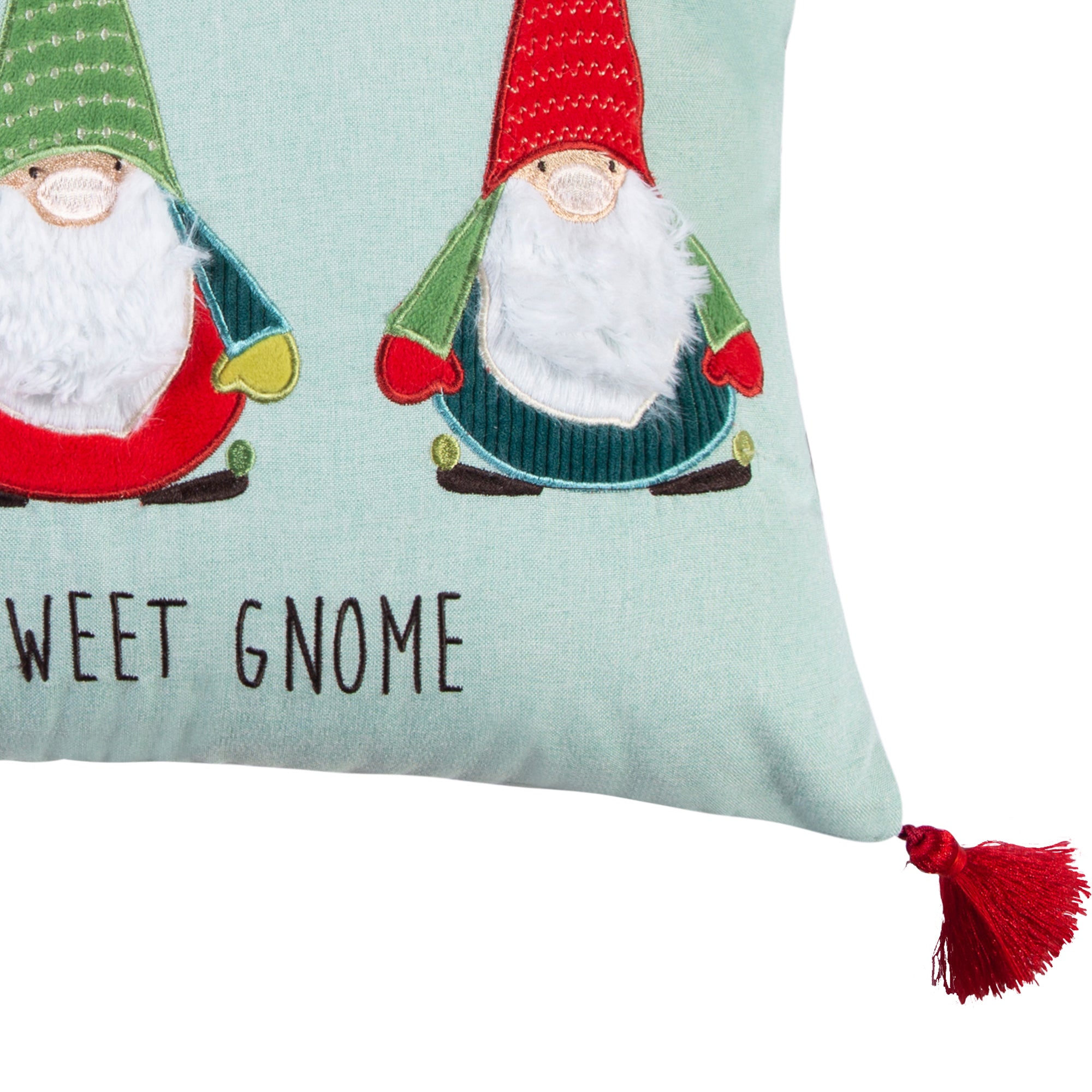 Levtex Home Gnome for the Holidays Gnome Sweet Gnome Pillow Decorative Pillows