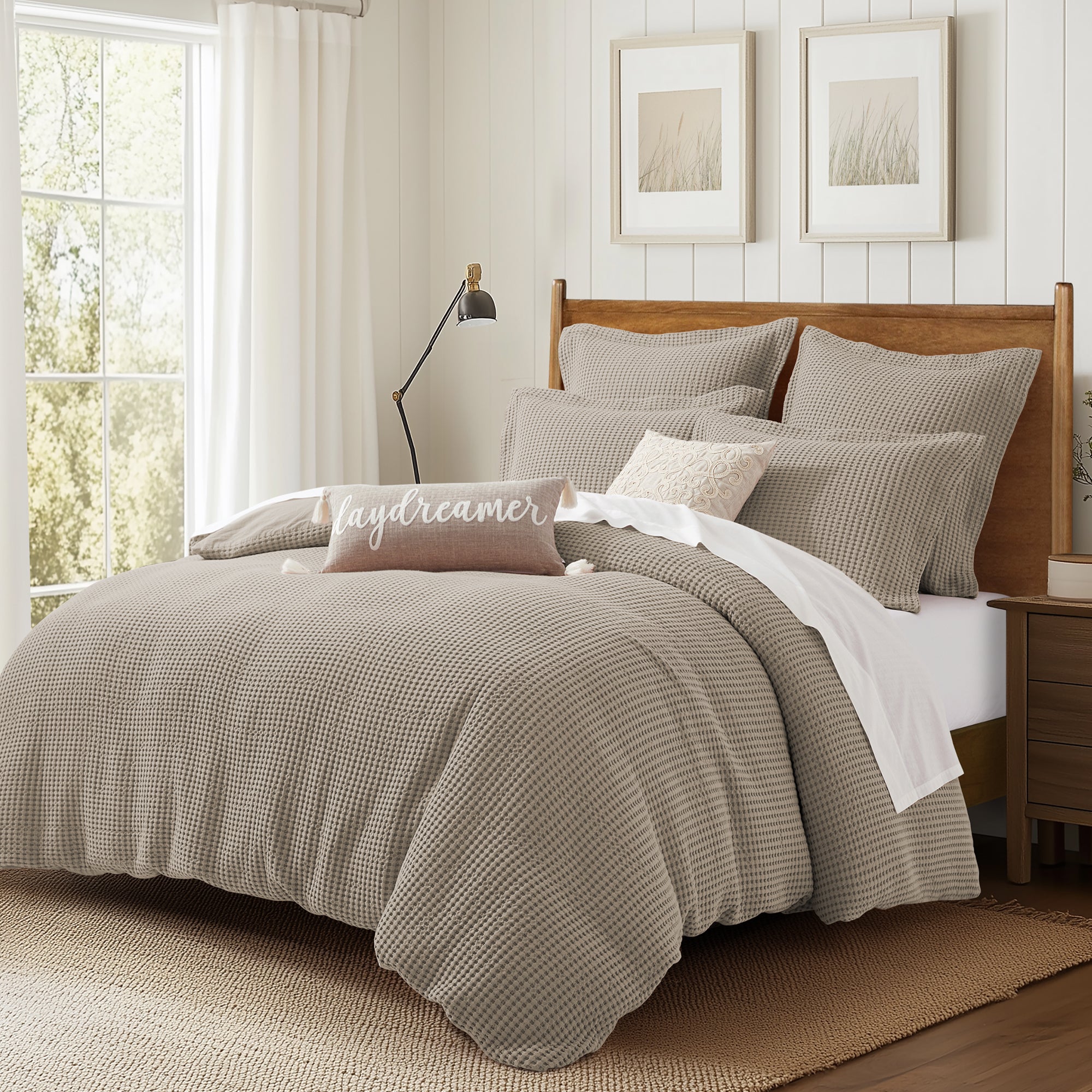 Levtex Home Mills Waffle Duvet Cover Set Duvets
