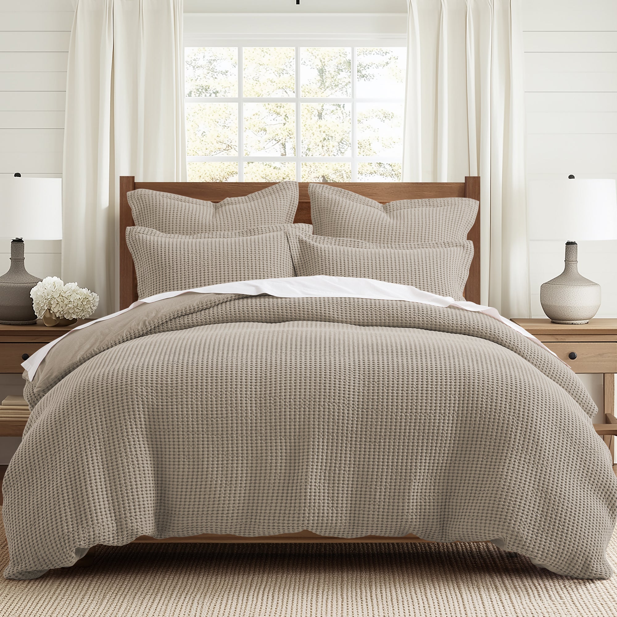 Levtex Home Mills Waffle Duvet Cover Set Duvets