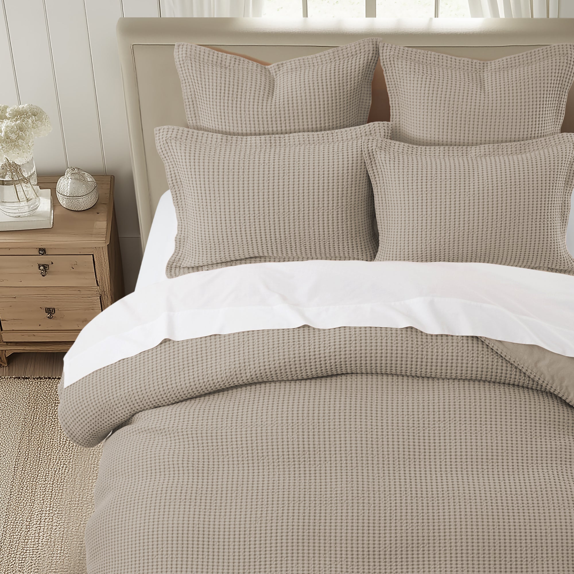 Levtex Home Mills Waffle Duvet Cover Set Duvets