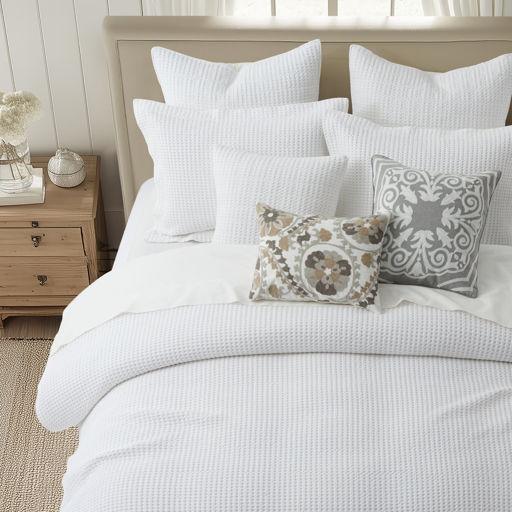 Levtex Home Mills Waffle Duvet Cover Set Duvets