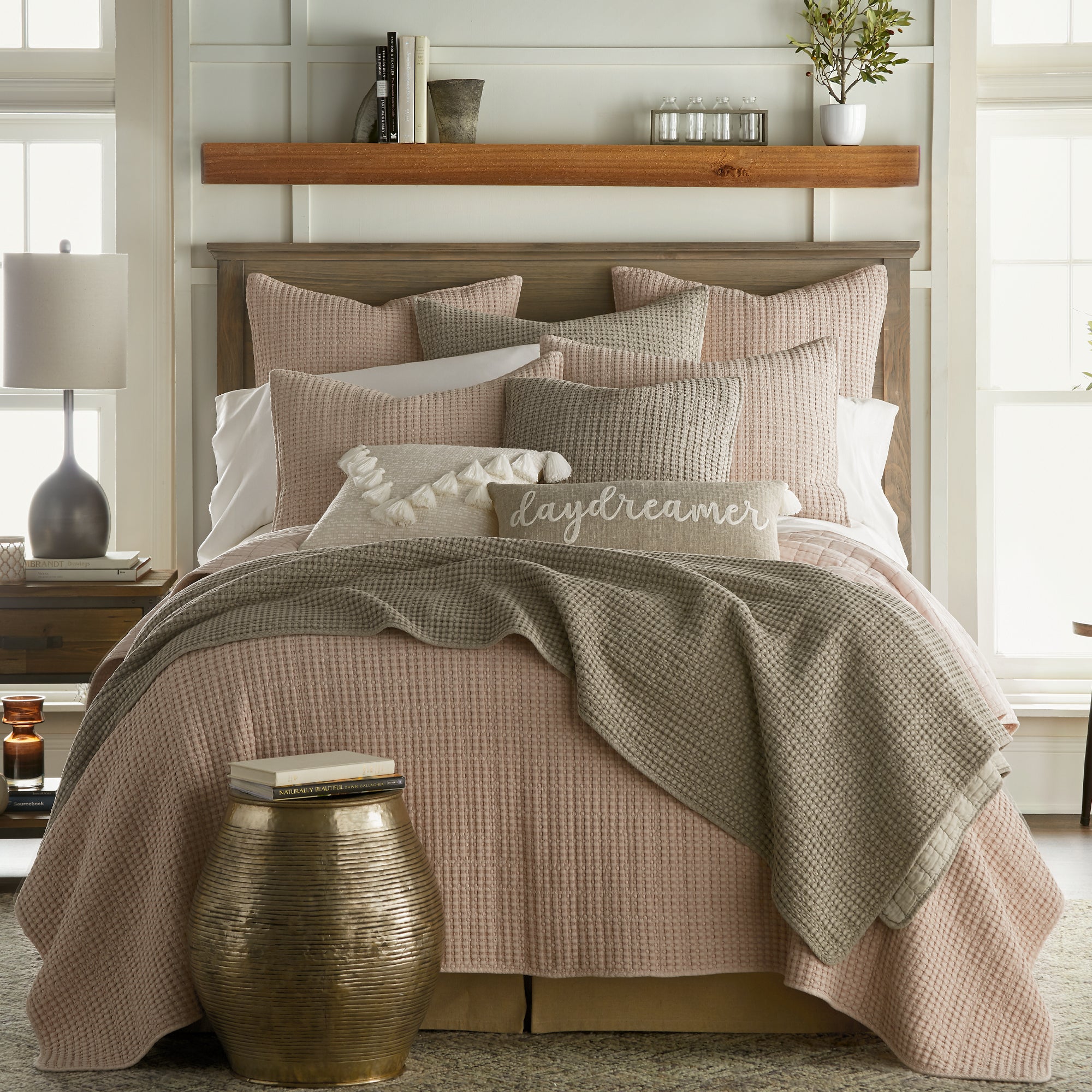 Mills Waffle Quilt Set