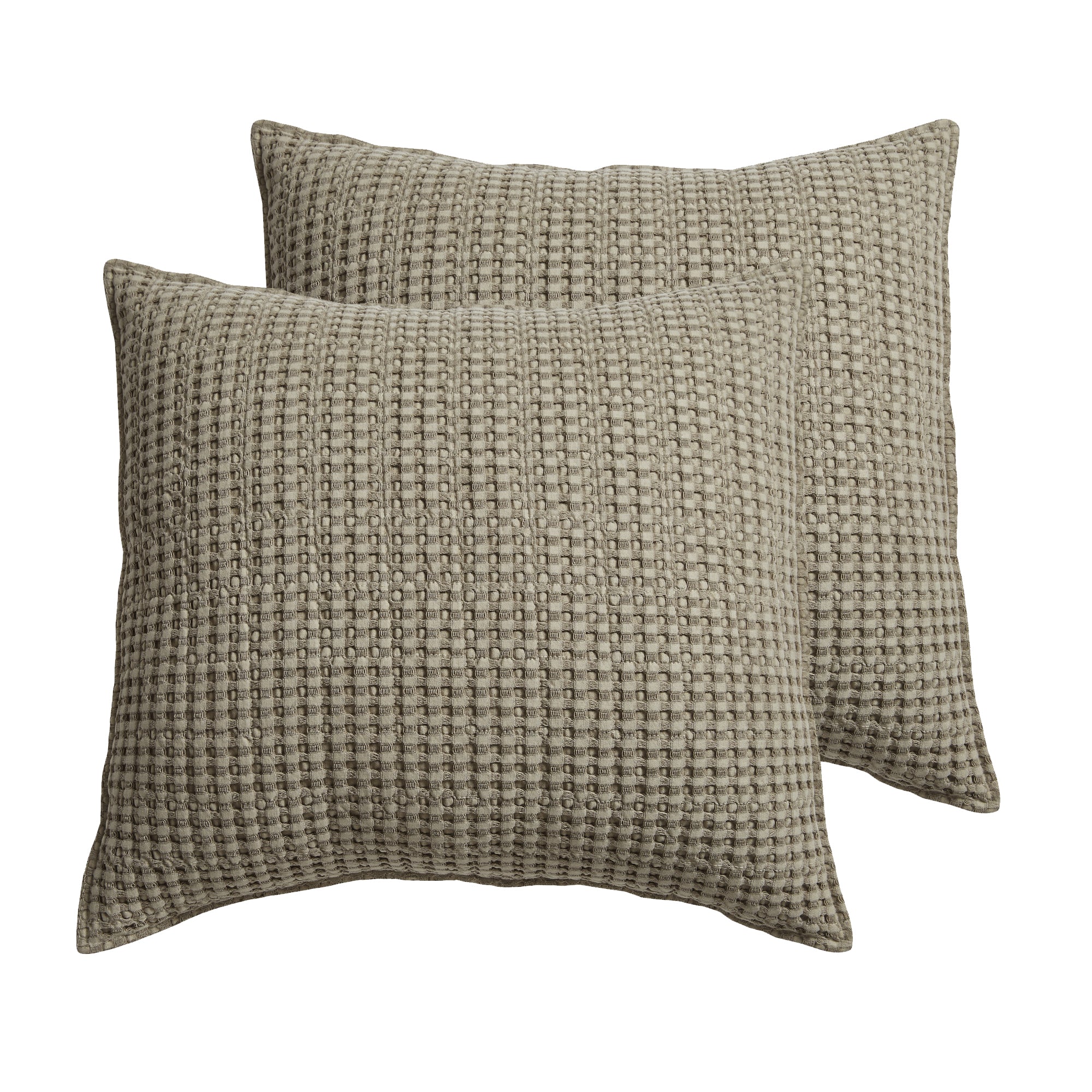 Levtex Home Mills Waffle Euro Sham Set of 2 Euro Shams