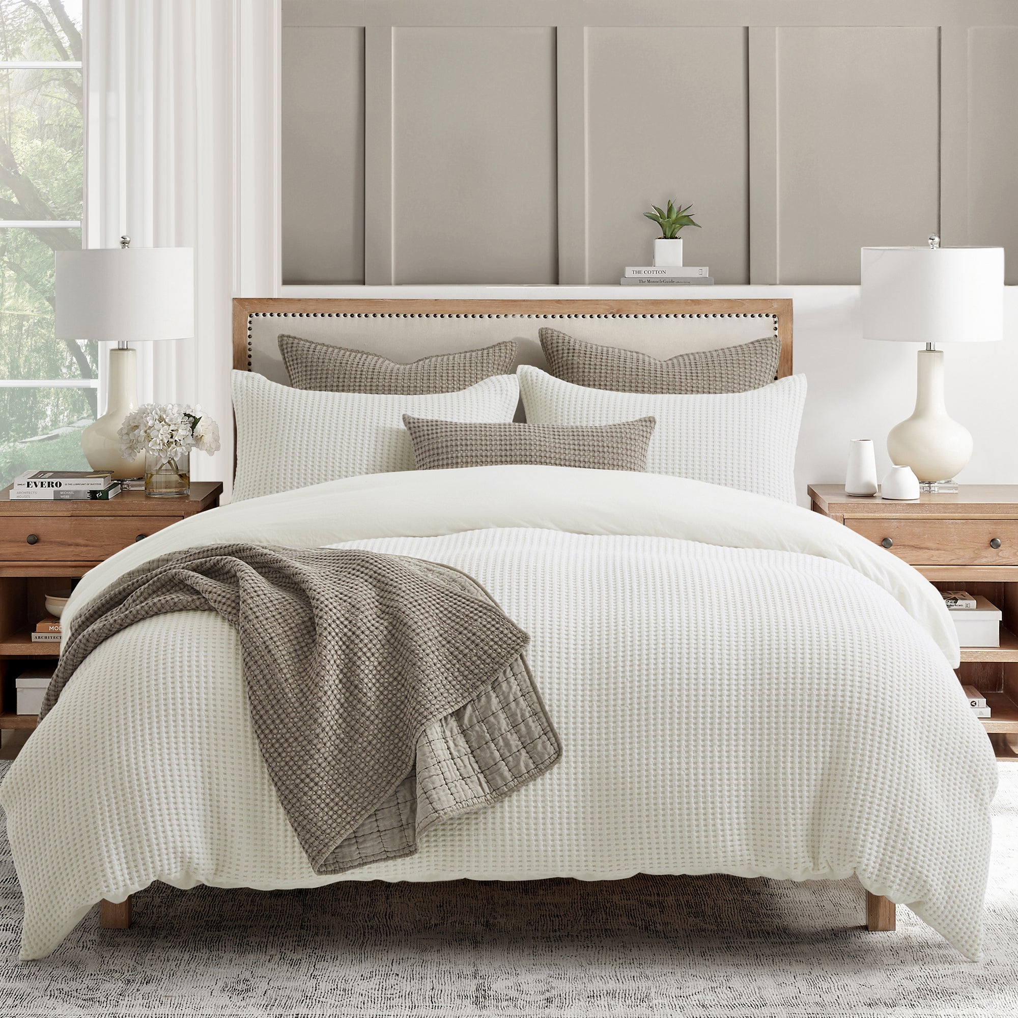 Levtex Home Mills Waffle Duvet Cover Set Duvets