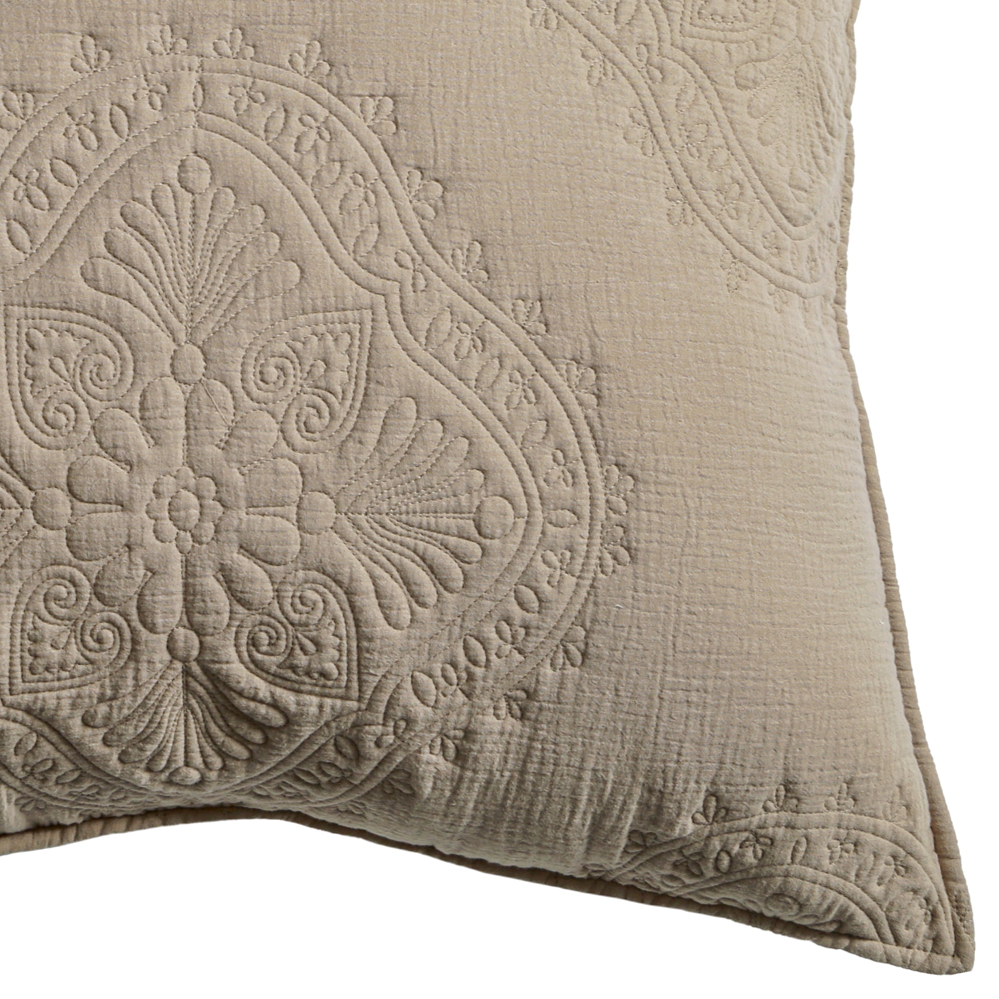 Levtex Home Muslin Stitch Euro Sham Set of 2 Euro Shams
