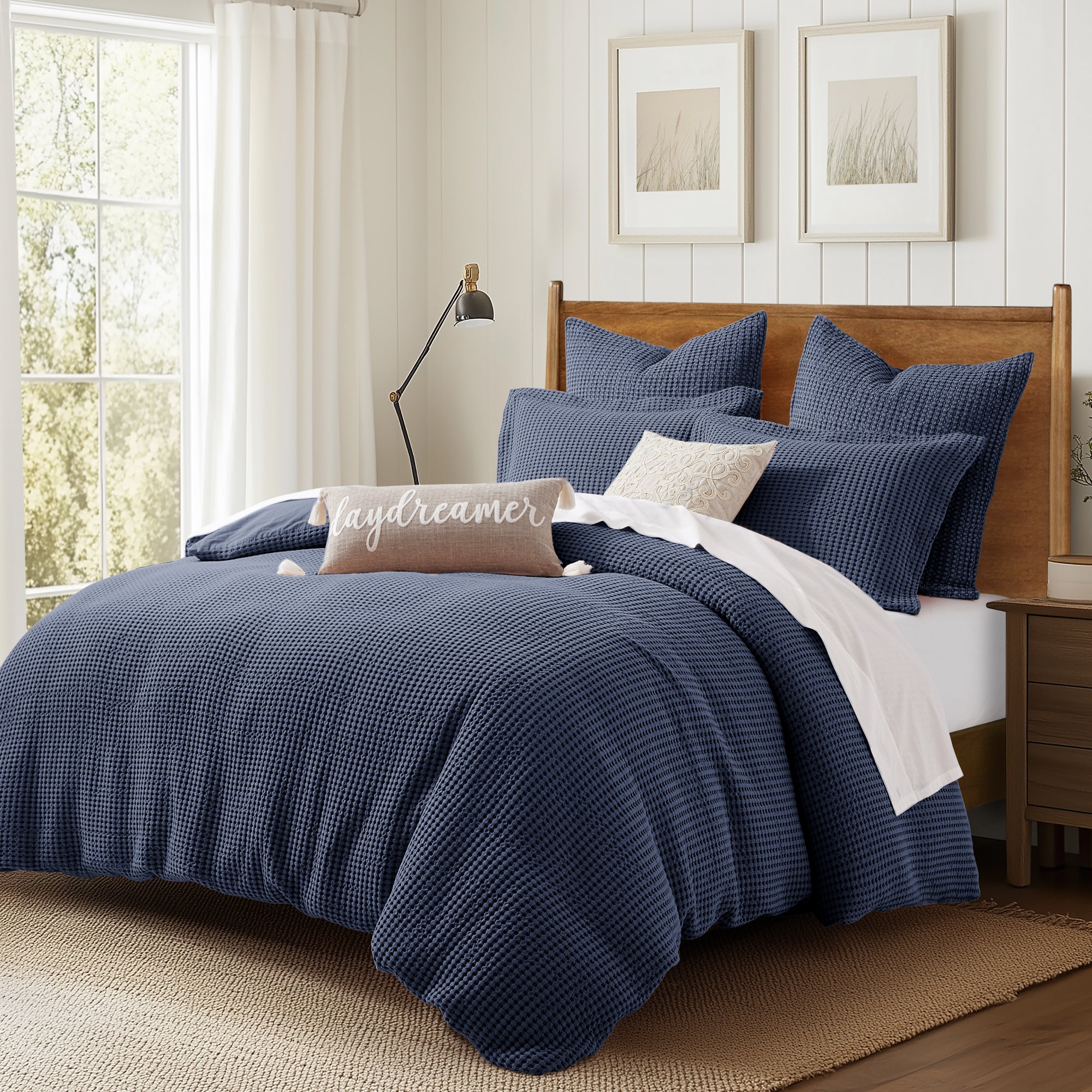 Levtex Home Mills Waffle Duvet Cover Set Duvets