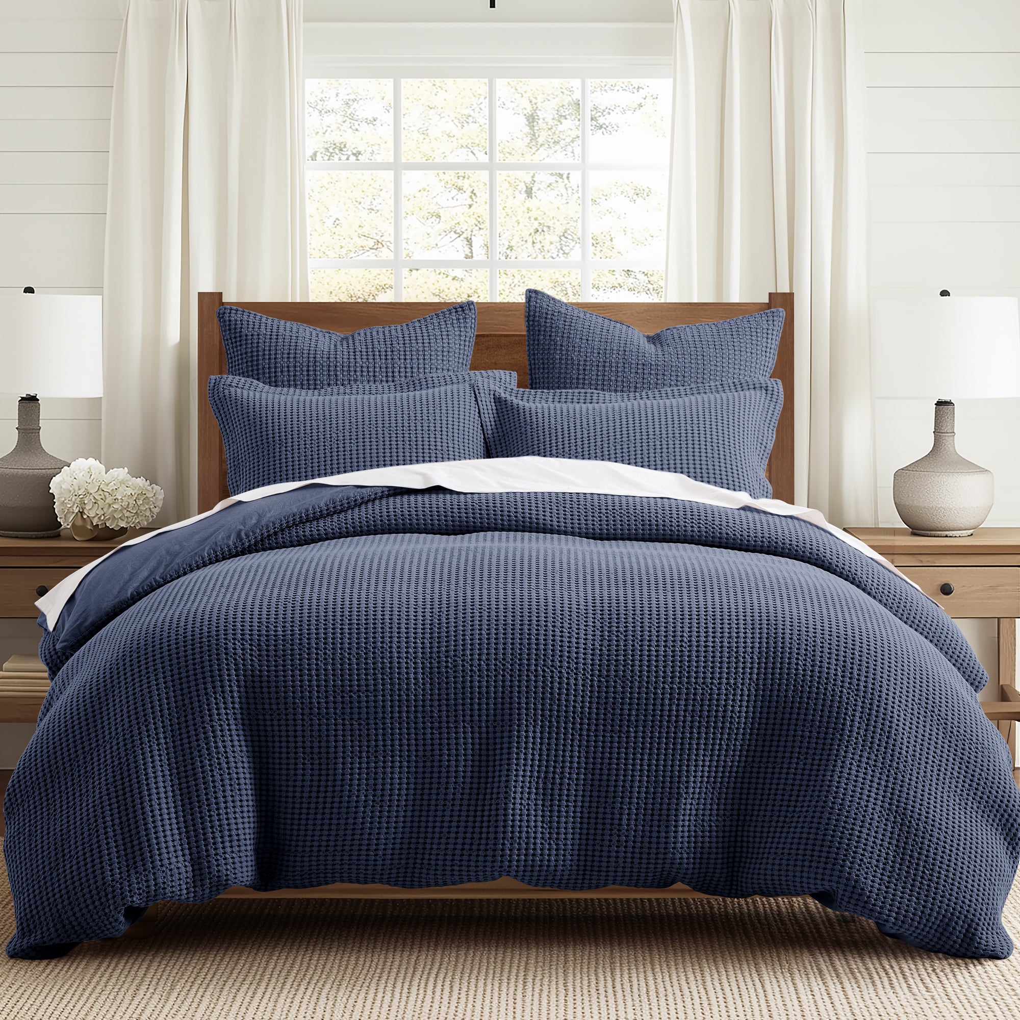 Levtex Home Mills Waffle Duvet Cover Set Duvets