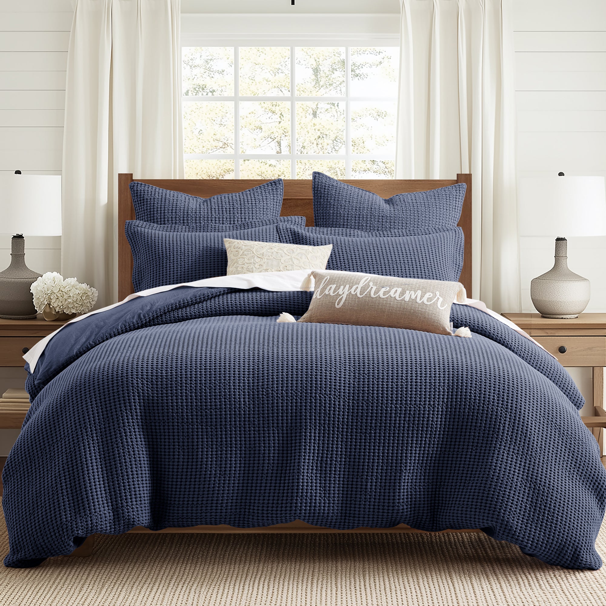 Levtex Home Mills Waffle Duvet Cover Set Duvets
