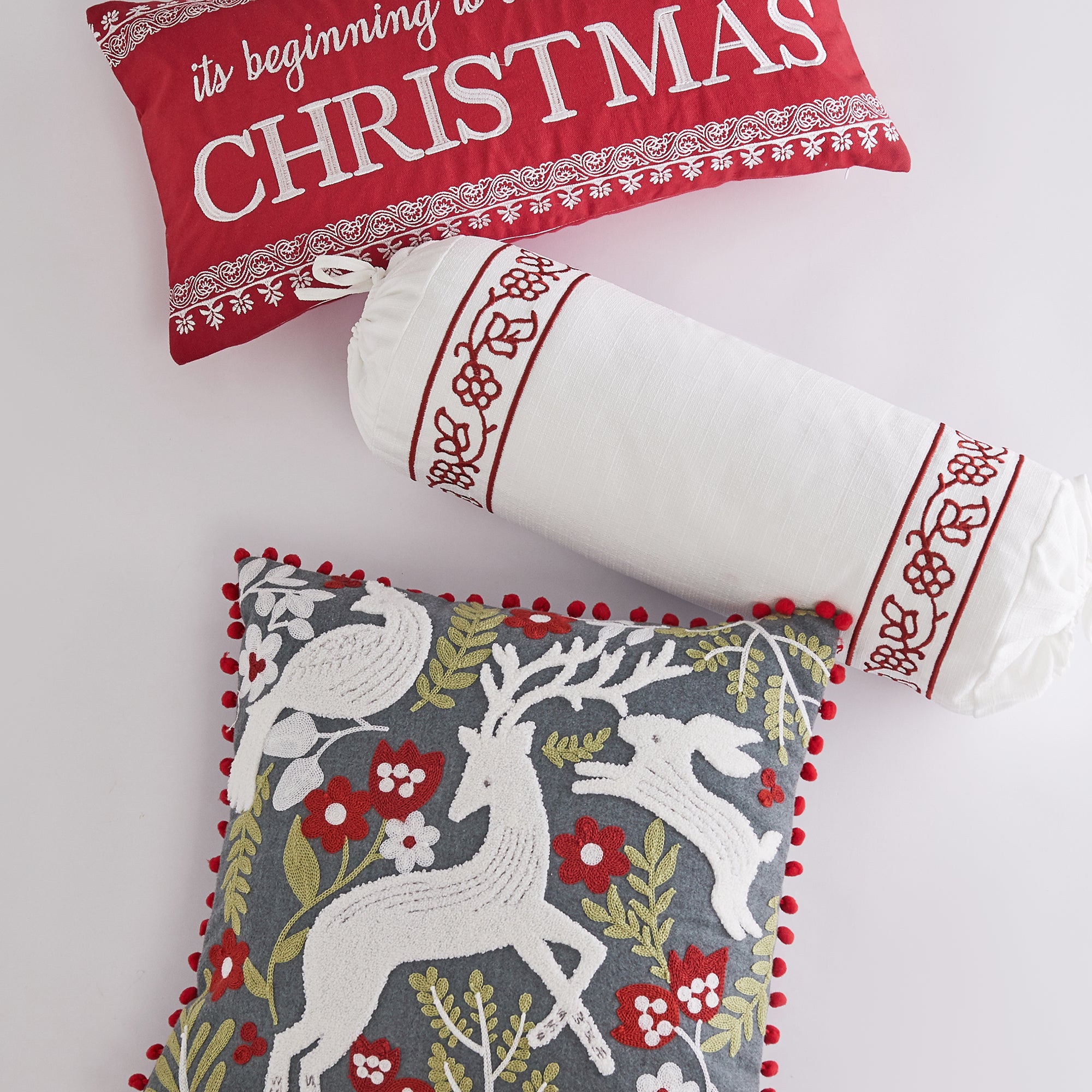 Levtex Home Bretton Woods Neck Roll Pillow Decorative Pillows