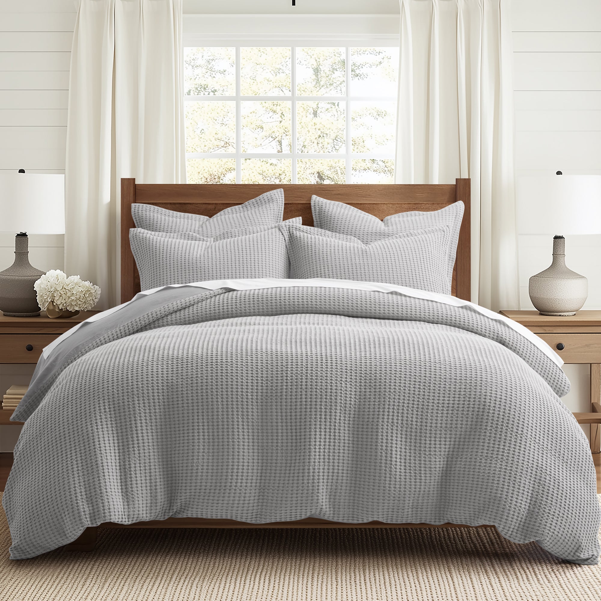 Levtex Home Mills Waffle Duvet Cover Set Duvets