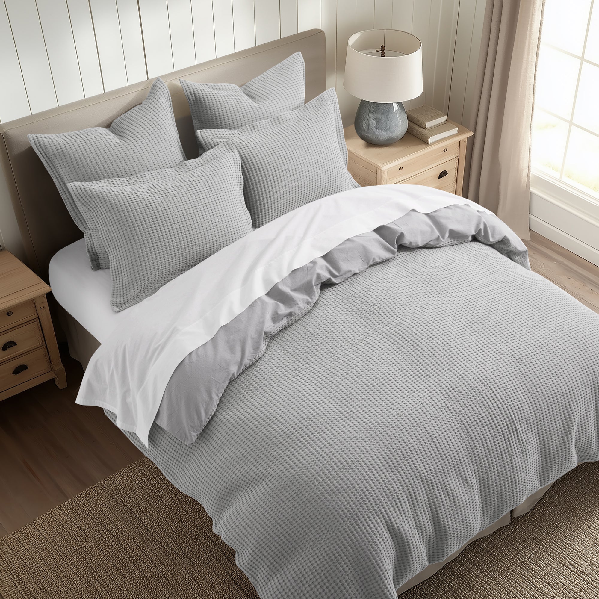 Levtex Home Mills Waffle Duvet Cover Set Duvets