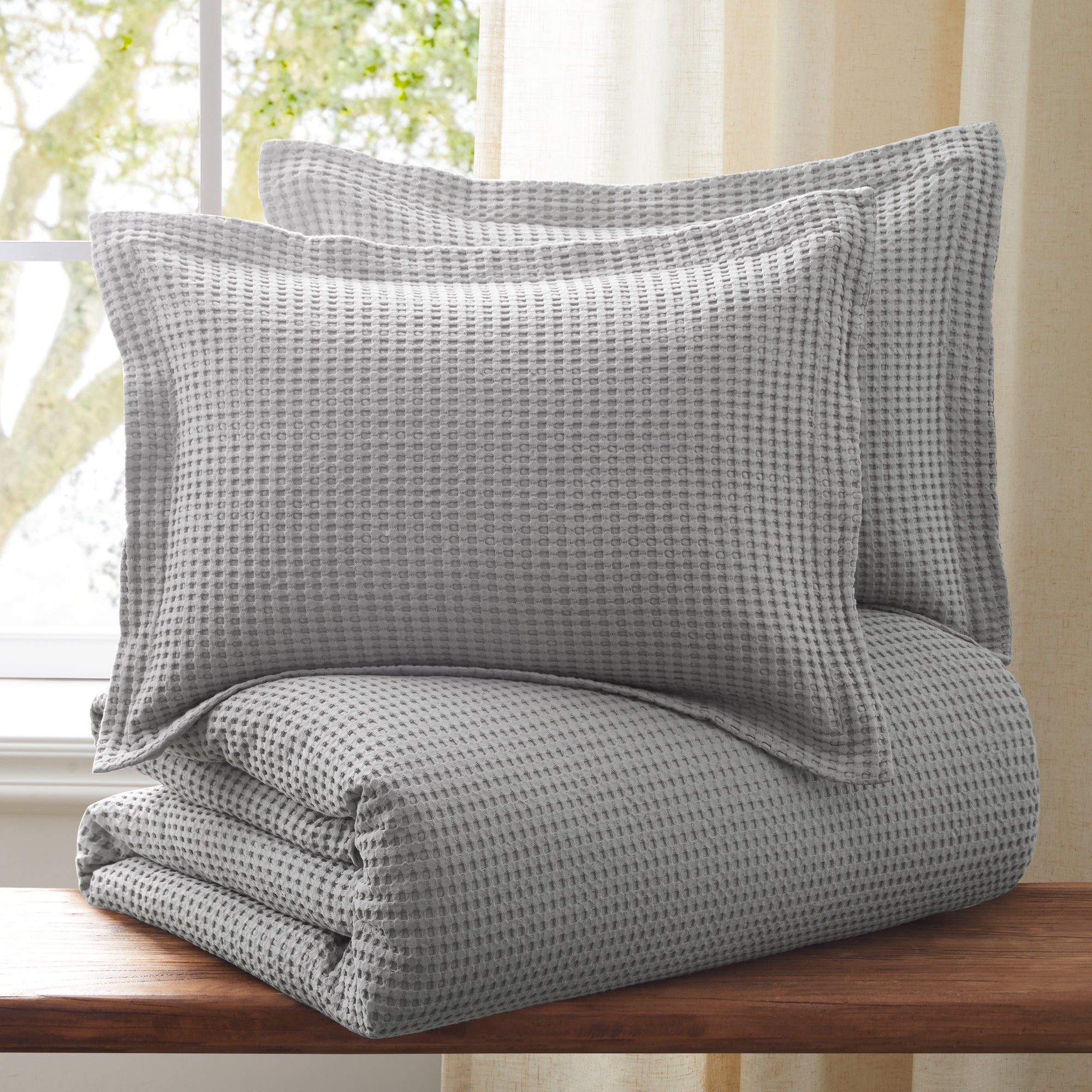 Levtex Home Mills Waffle Duvet Cover Set Duvets
