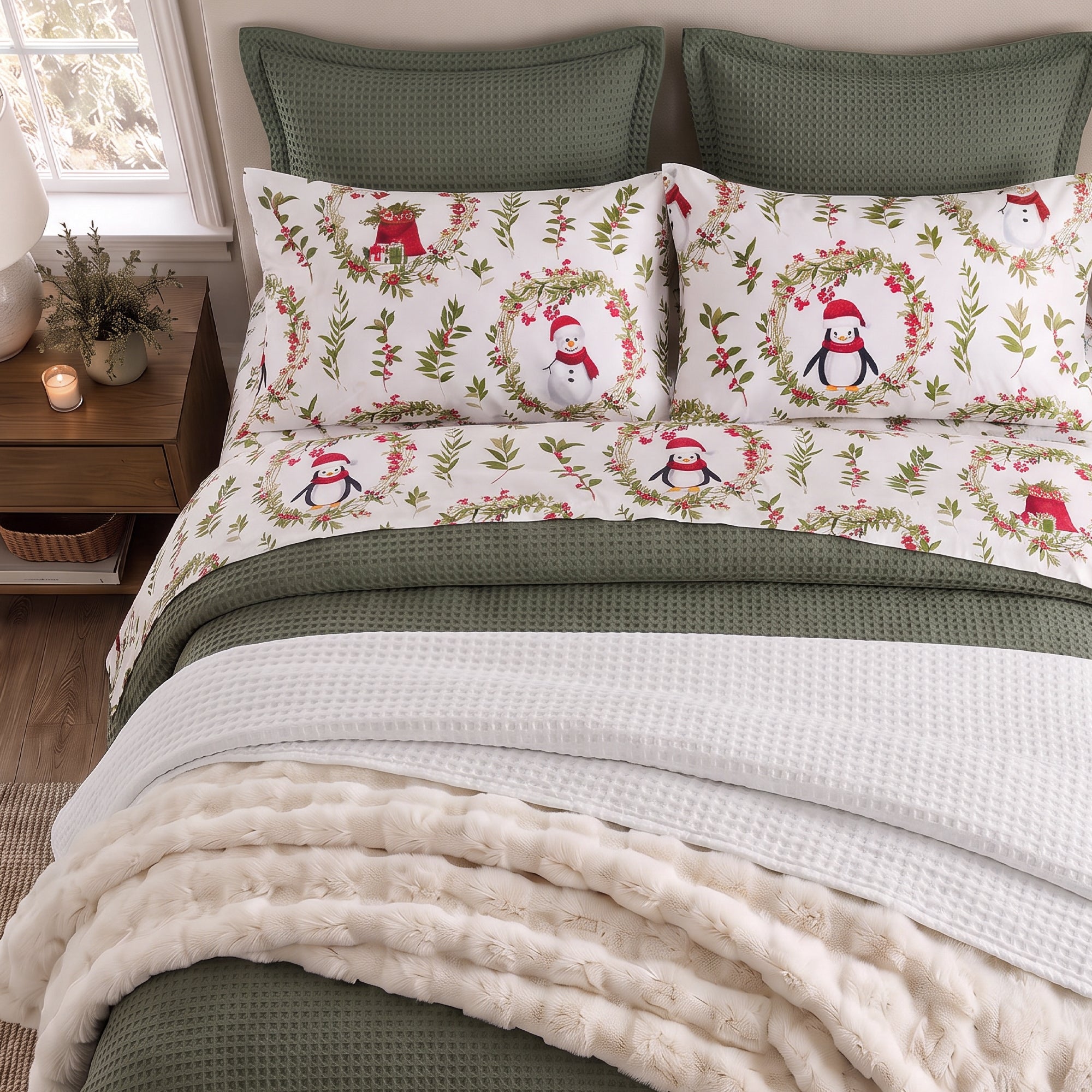 Pine & Plaid Sheet Set