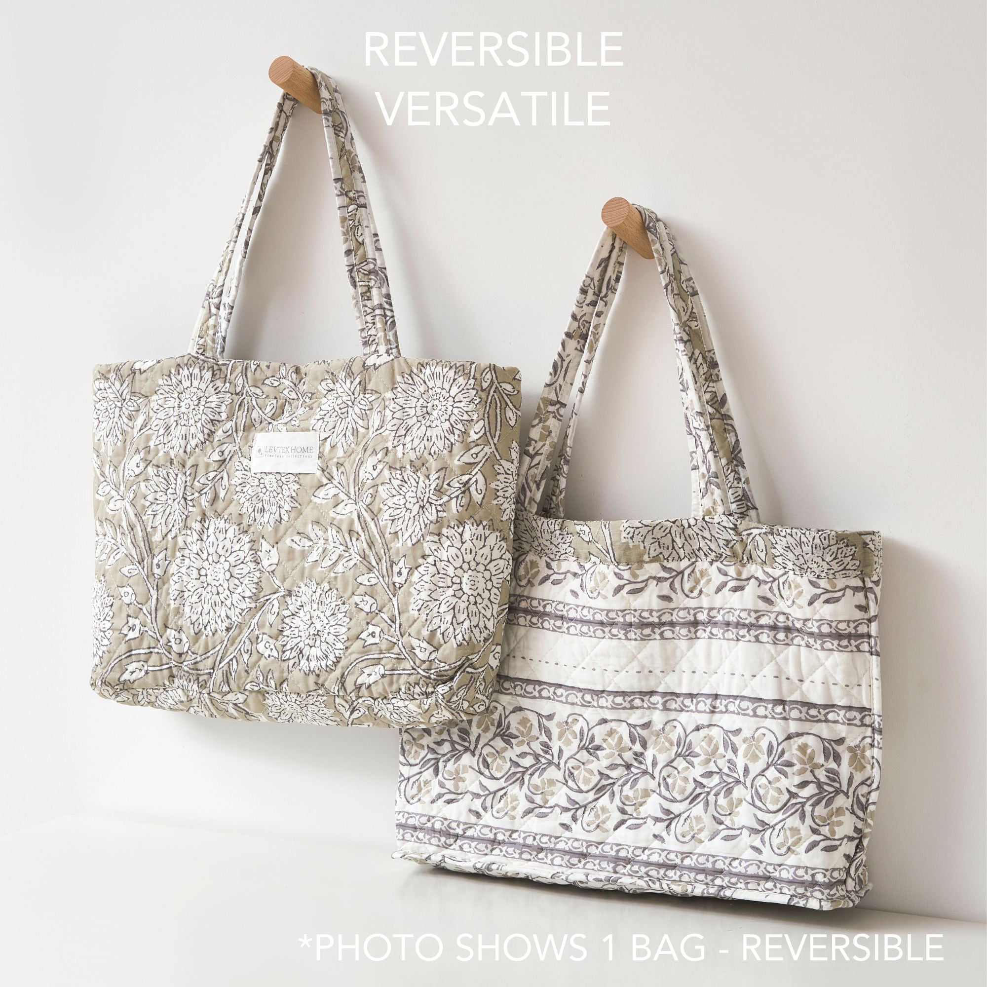 Adare Taupe Tote Bag